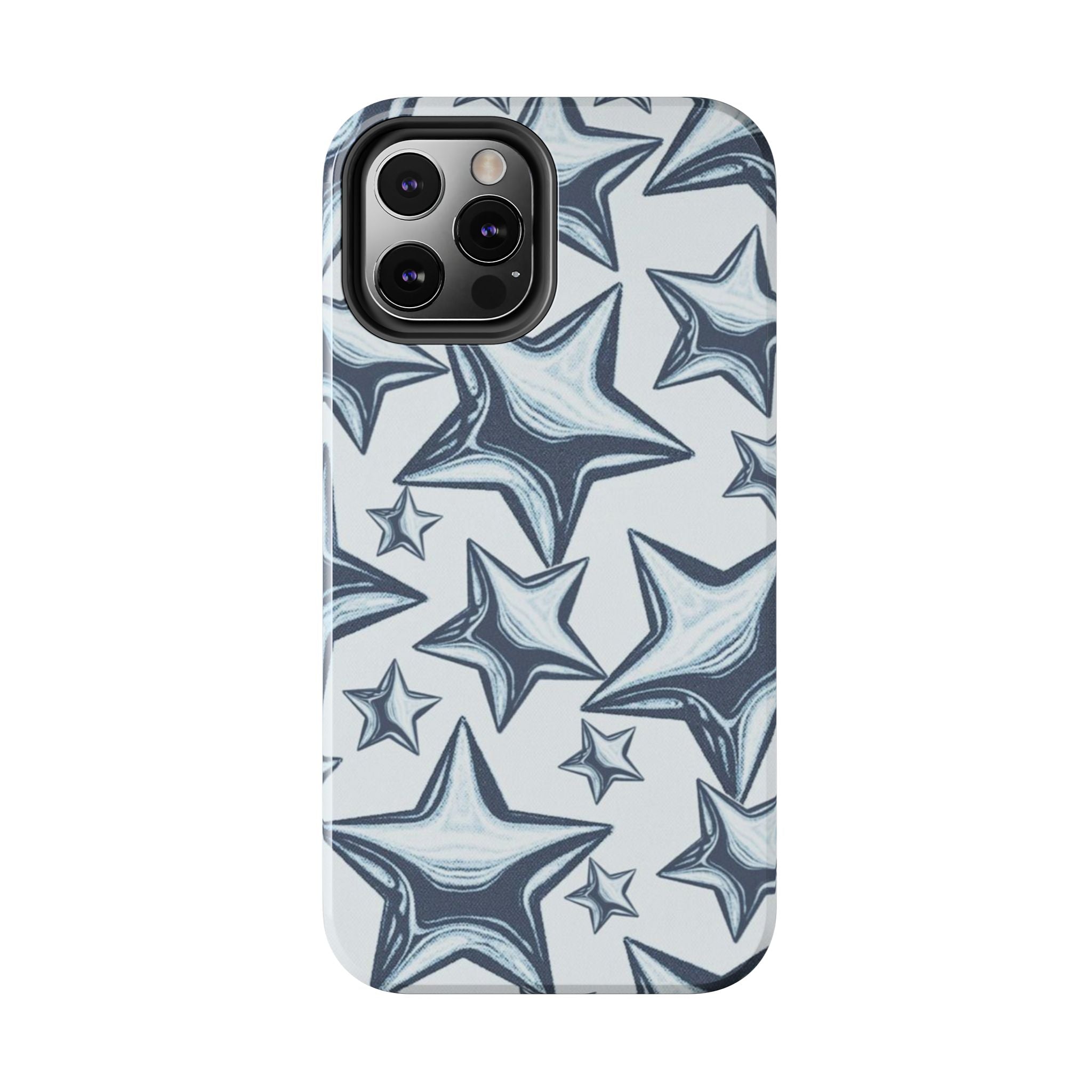 Blue Artistic Star Pattern