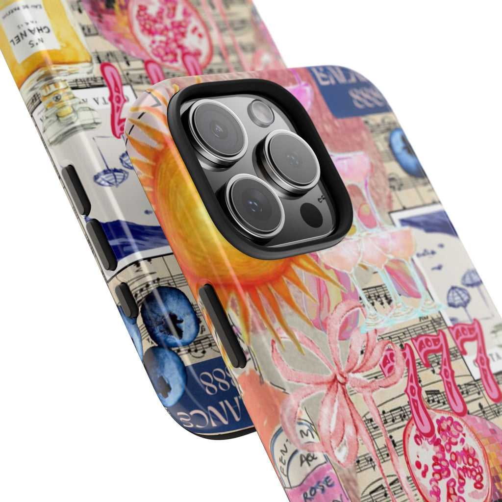 777 Vintage Lemon, Tulips & Pink Motifs