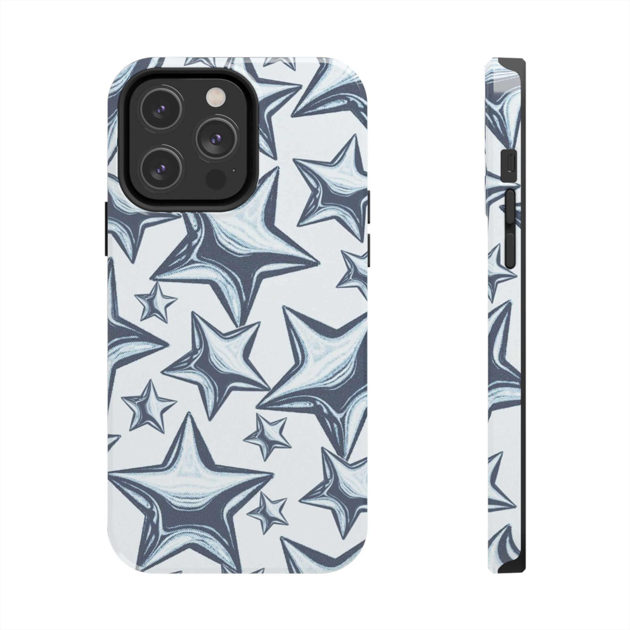 Blue Artistic Star Pattern