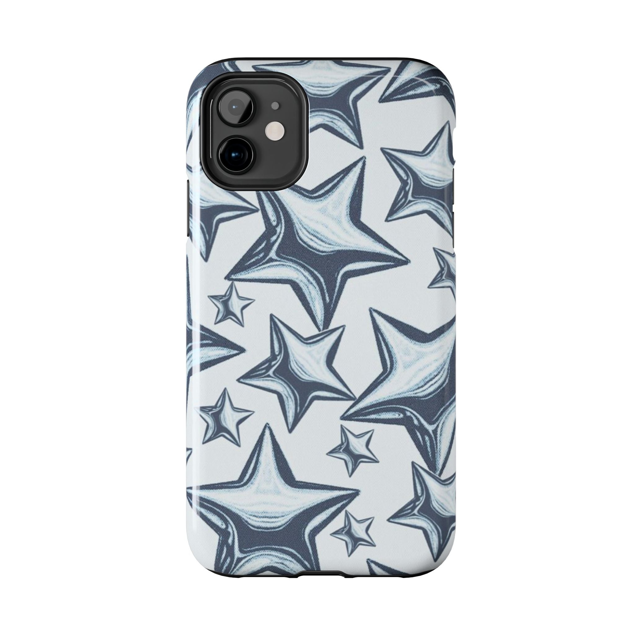 Blue Artistic Star Pattern