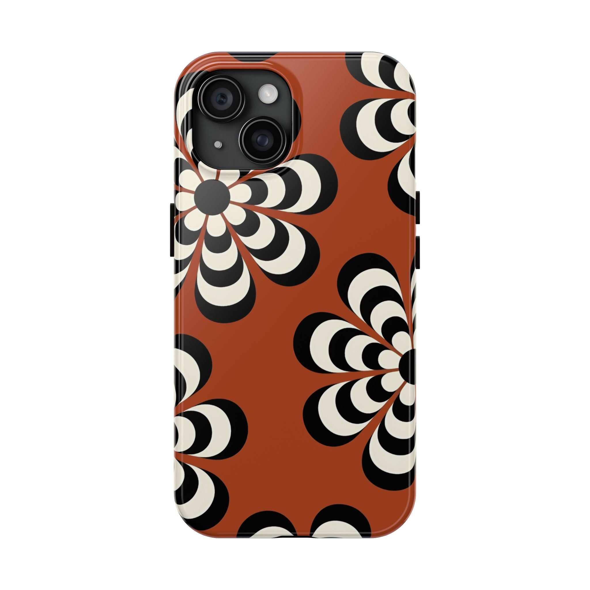 70s Boho Abstract Flower