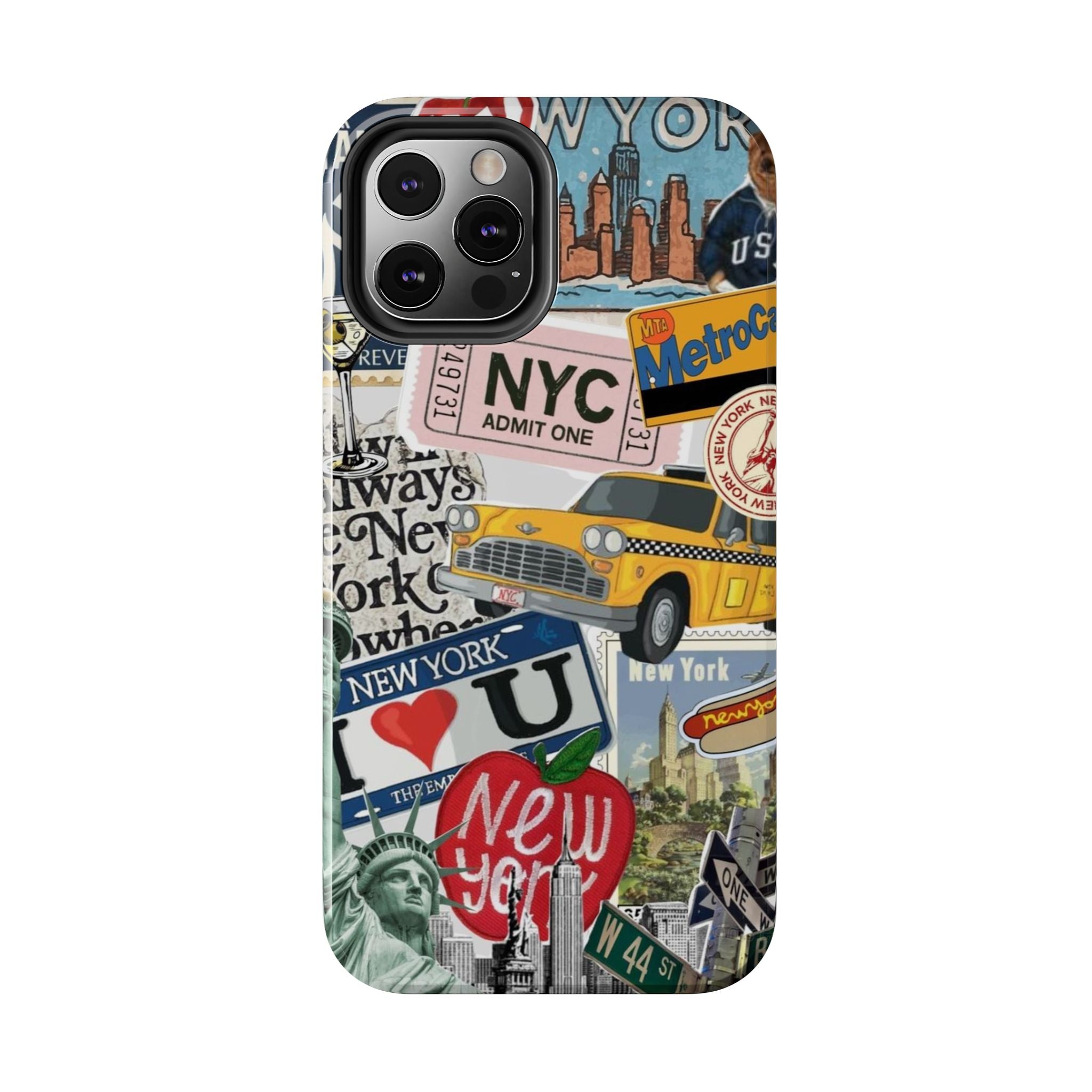NYC Collage - New York Taxi & Landmarks