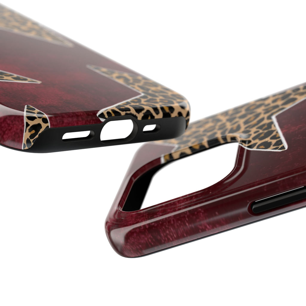 Burgundy Leopard Star