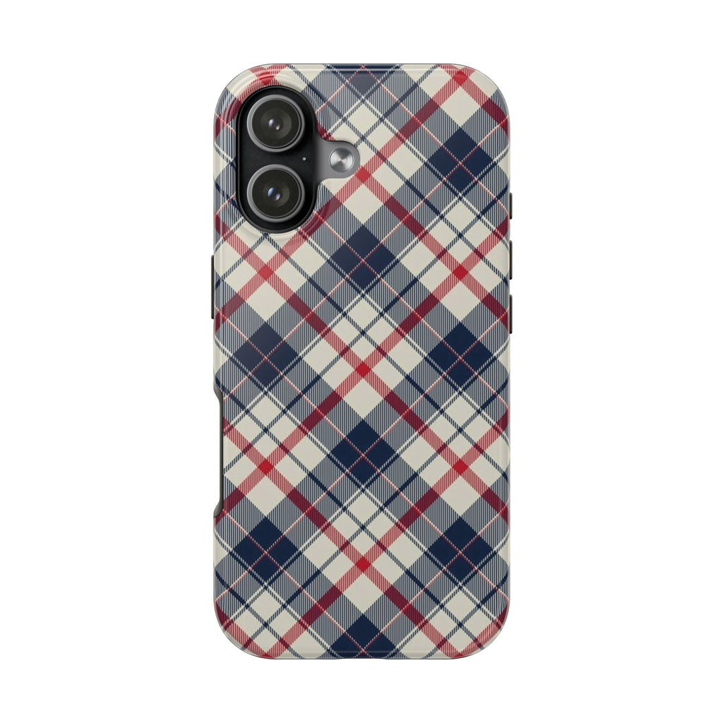 Navy & Red Classic Plaid