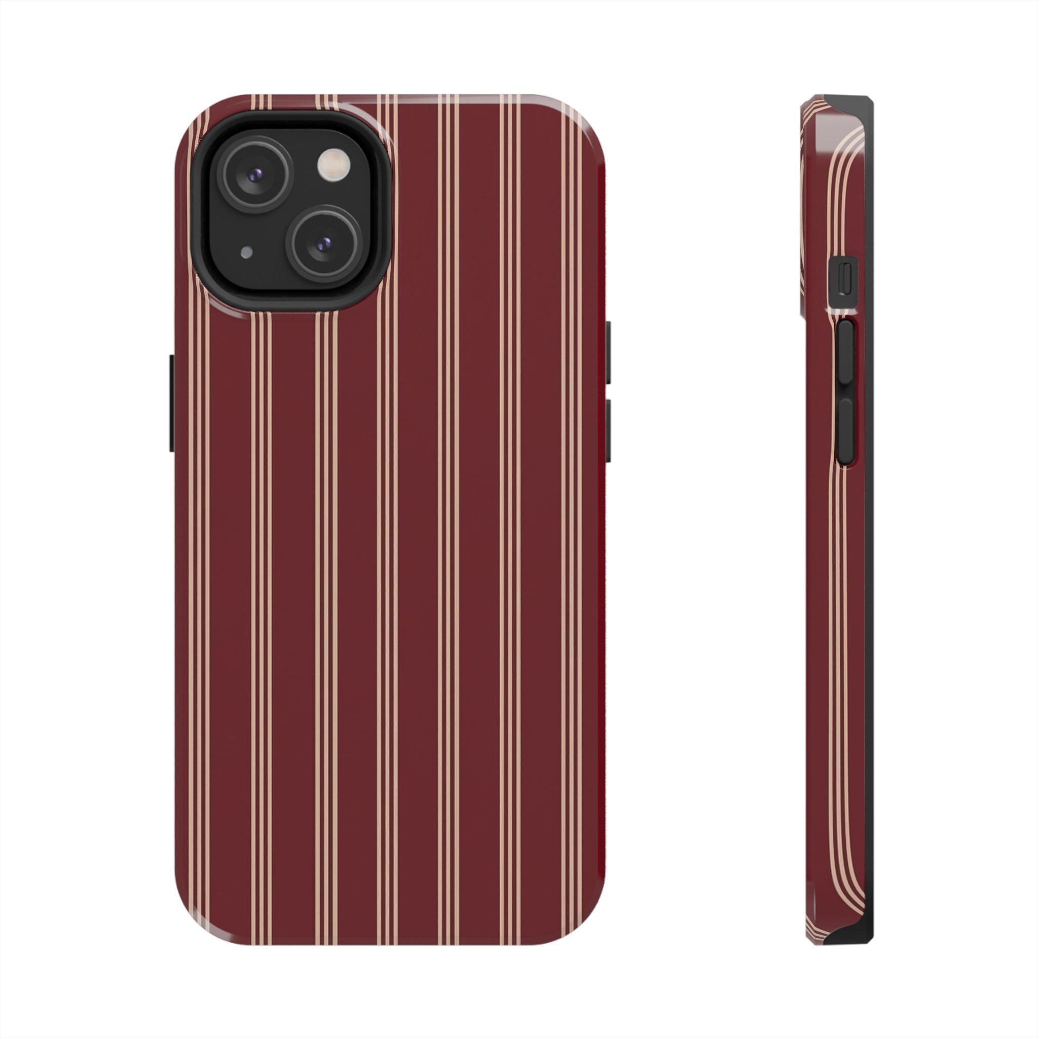 Striped Burgundy