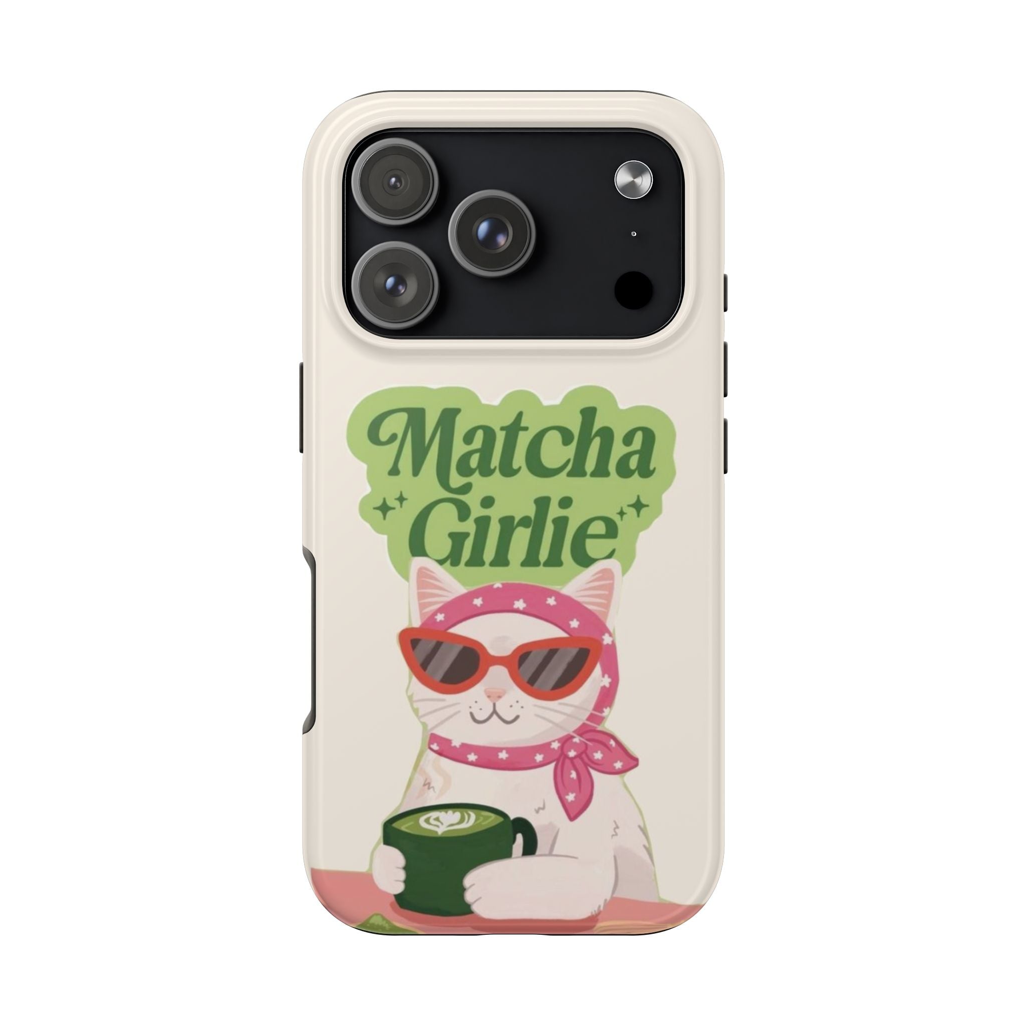 Cute Cat Matcha Girlie