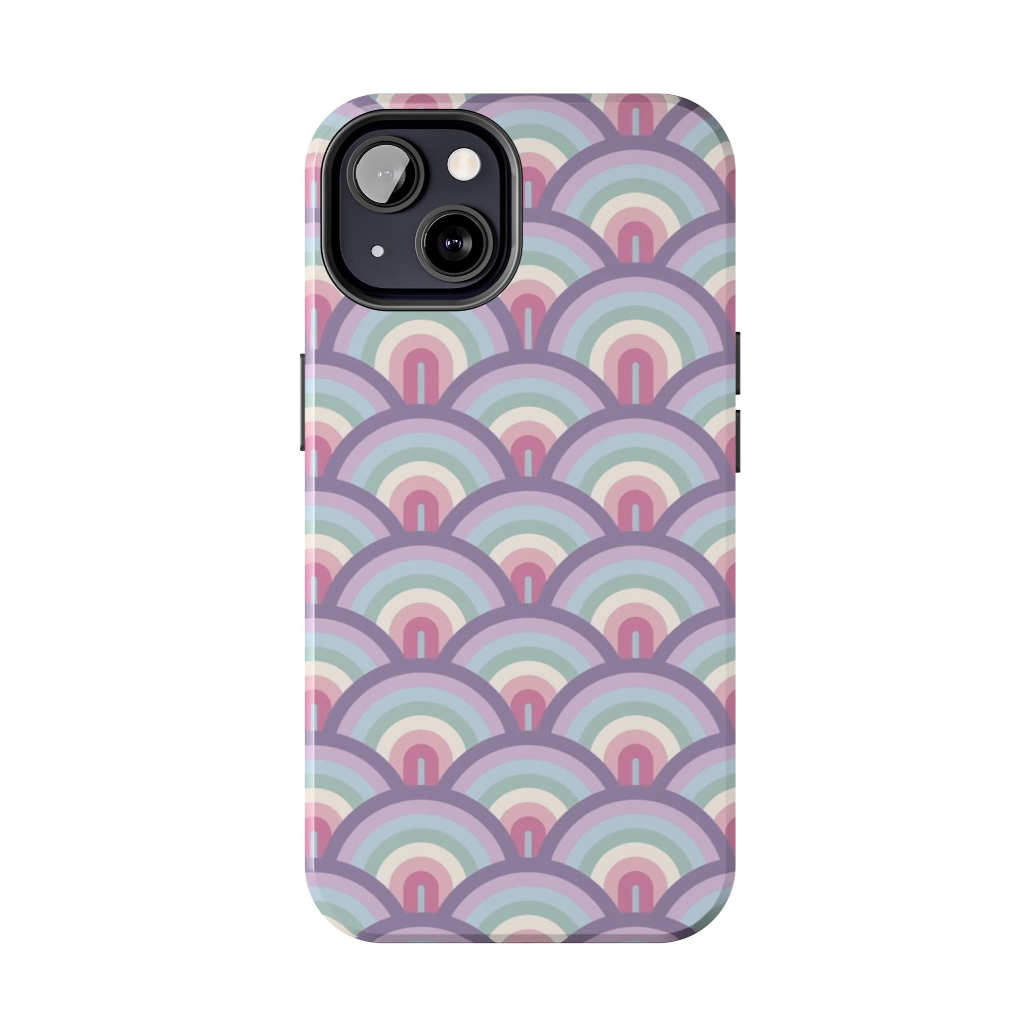 Pastel Rainbow Retro Arc
