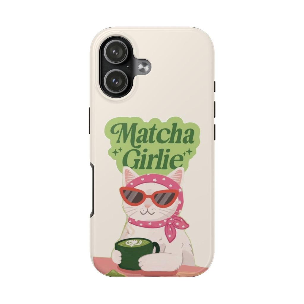 Cute Cat Matcha Girlie