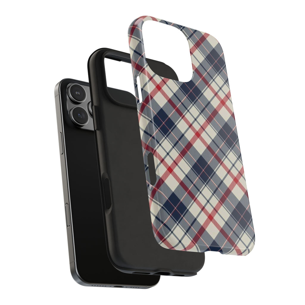 Navy & Red Classic Plaid