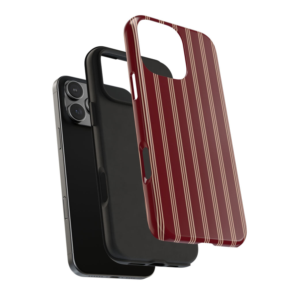 Striped Burgundy