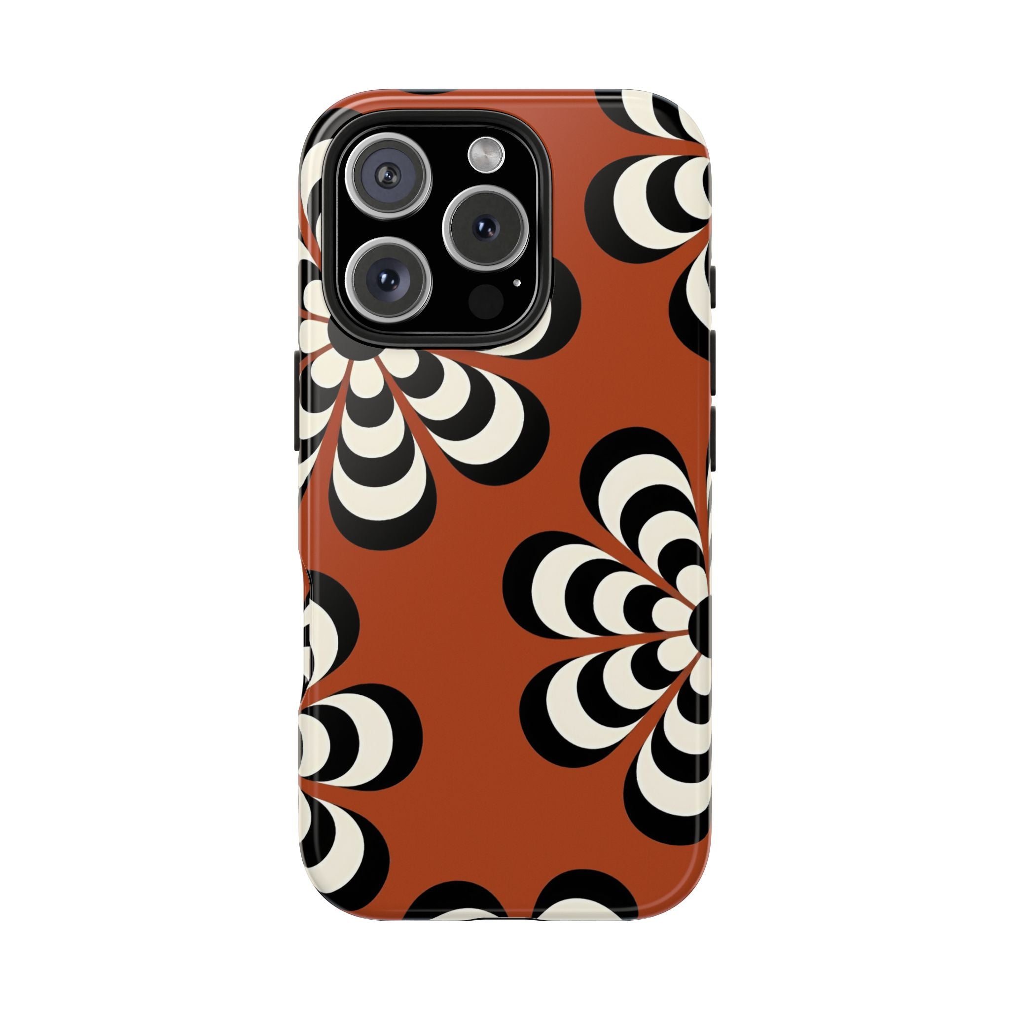 70s Boho Abstract Flower