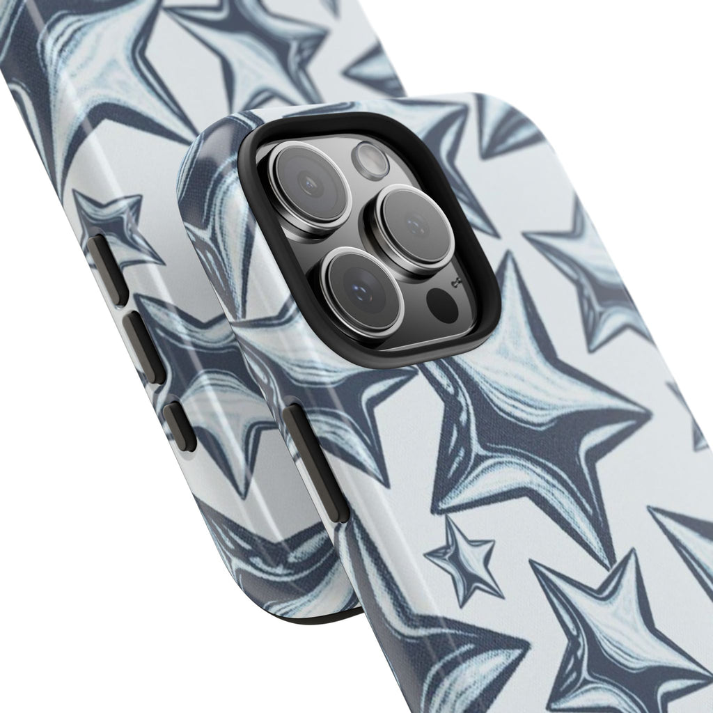 Blue Artistic Star Pattern