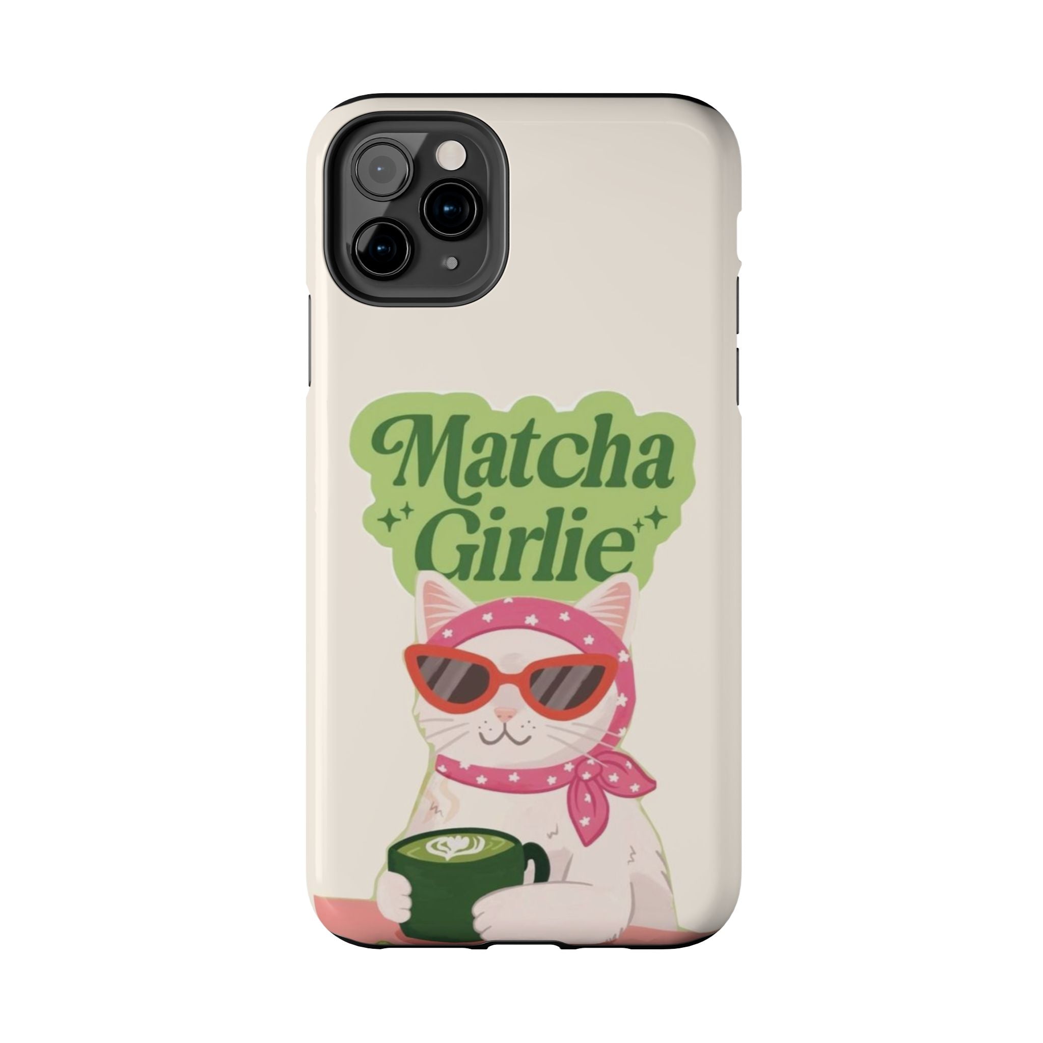Cute Cat Matcha Girlie