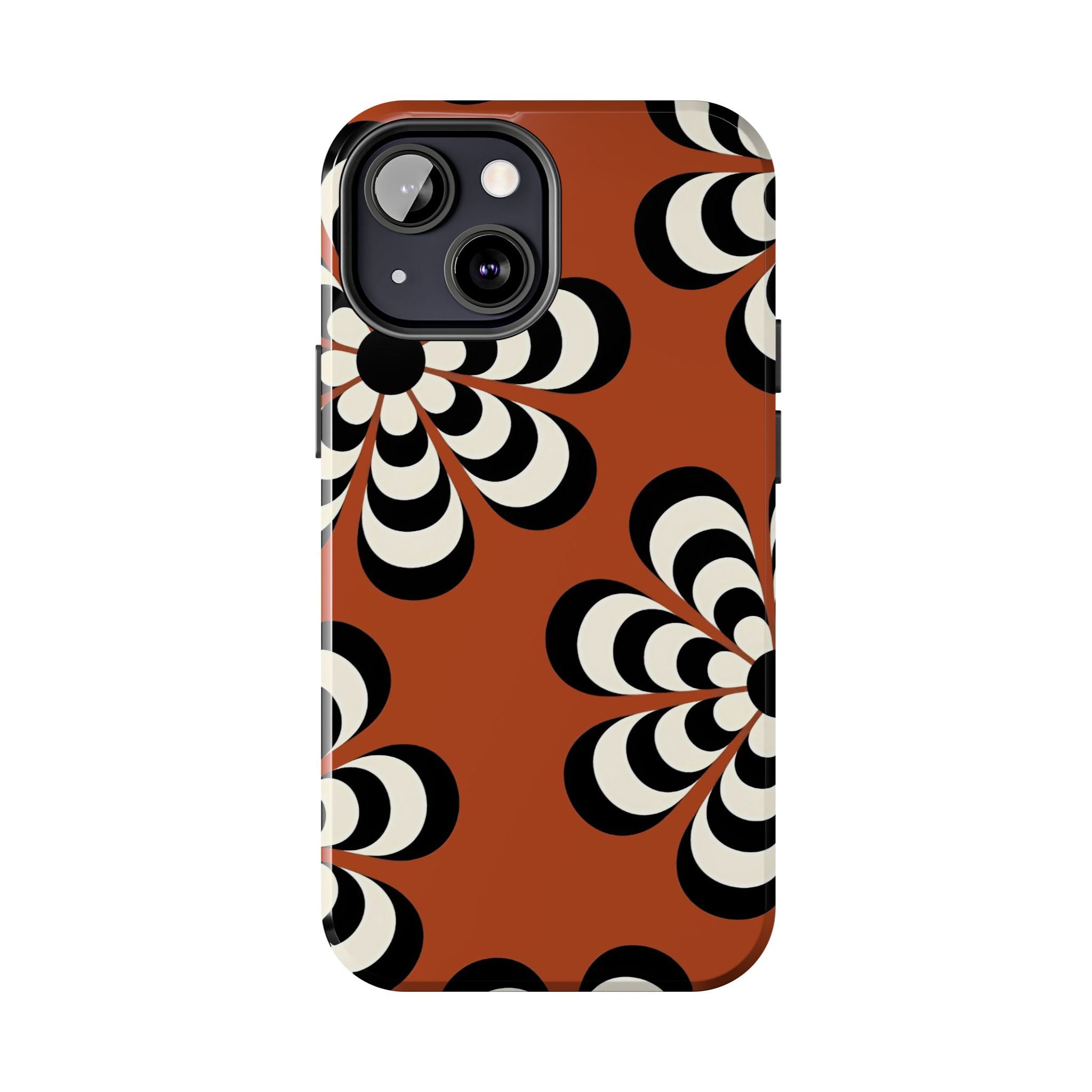 70s Boho Abstract Flower