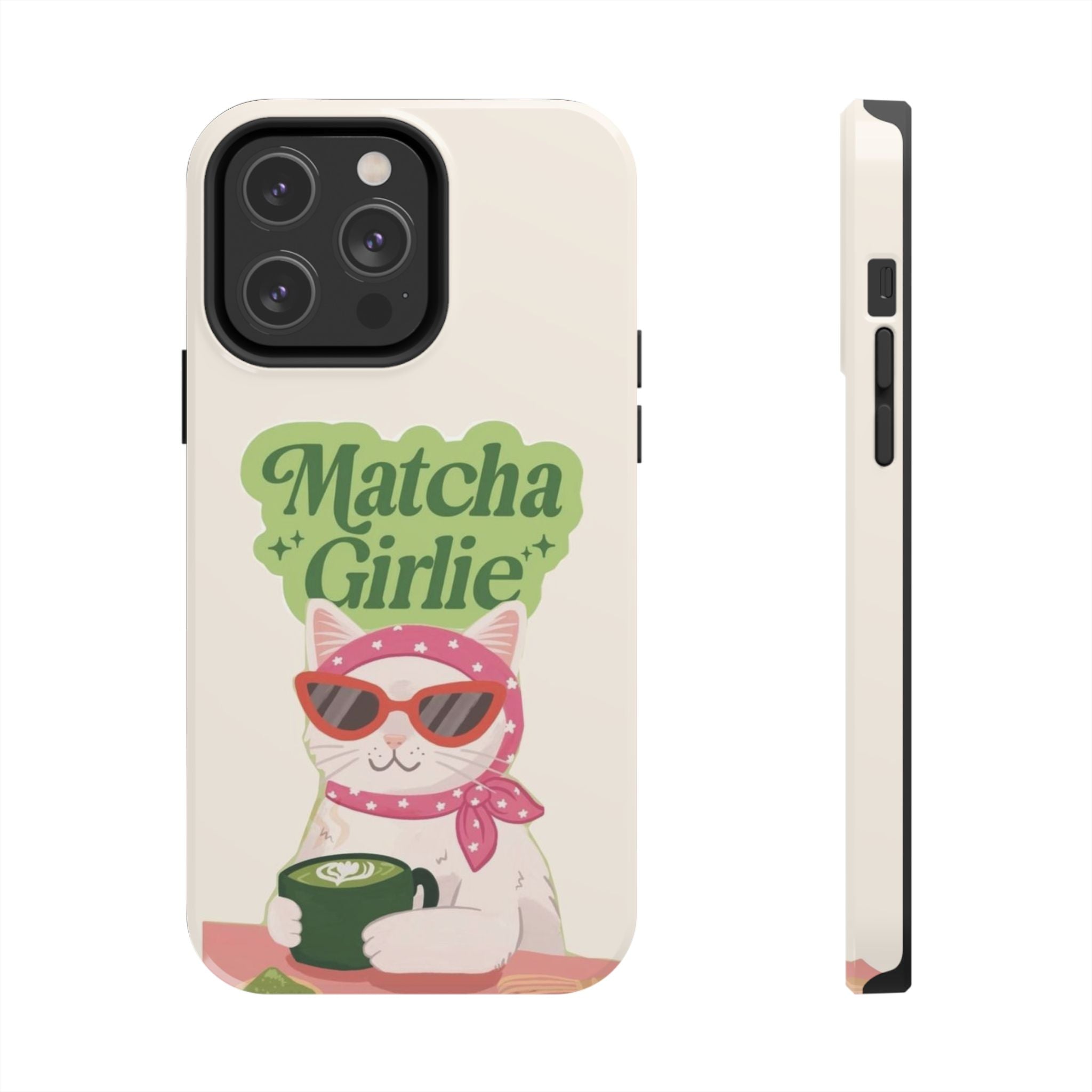 Cute Cat Matcha Girlie