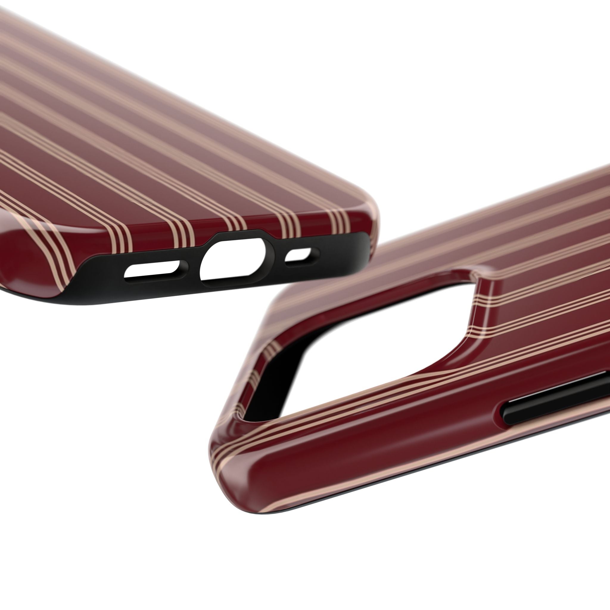 Striped Burgundy