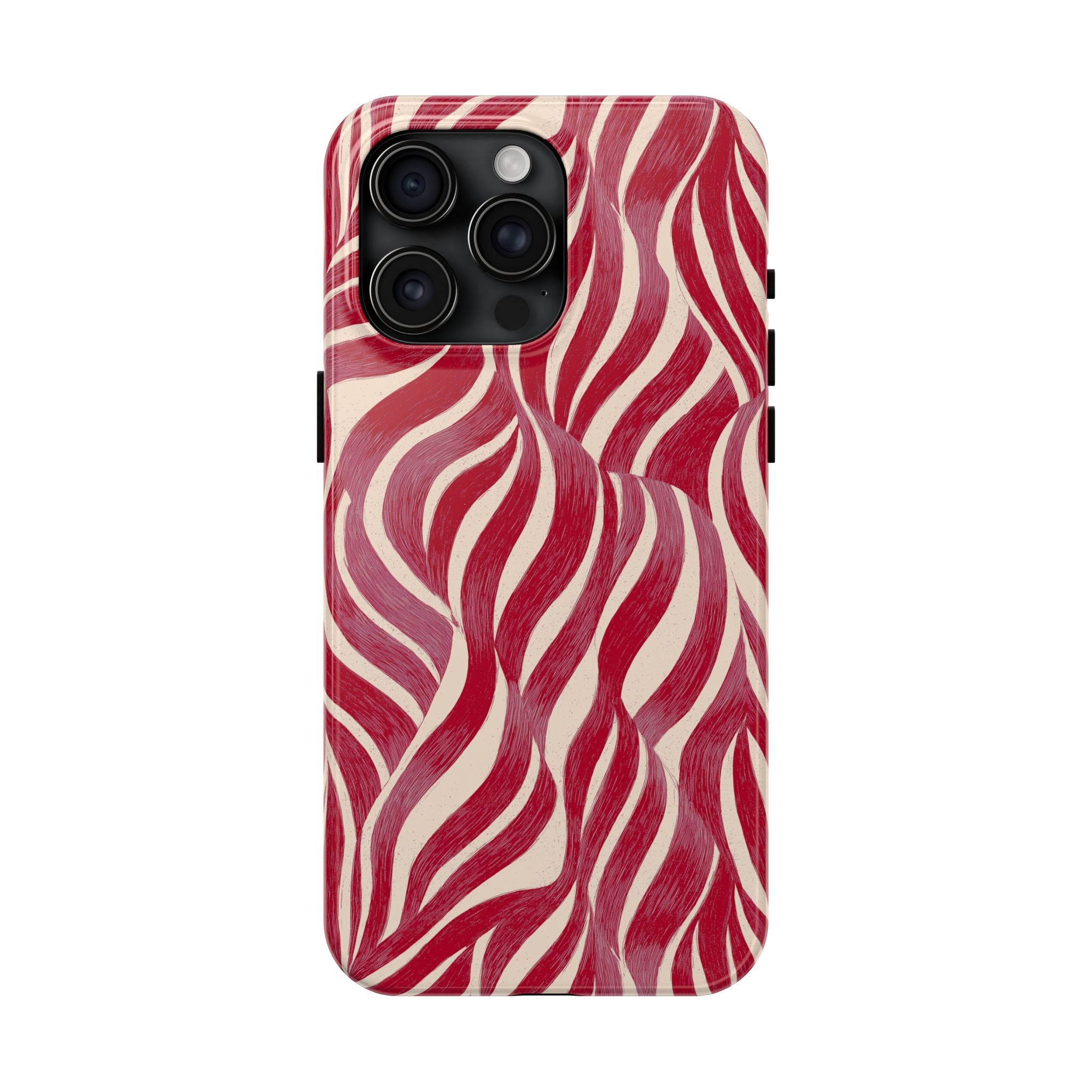 Red Wave Abstract