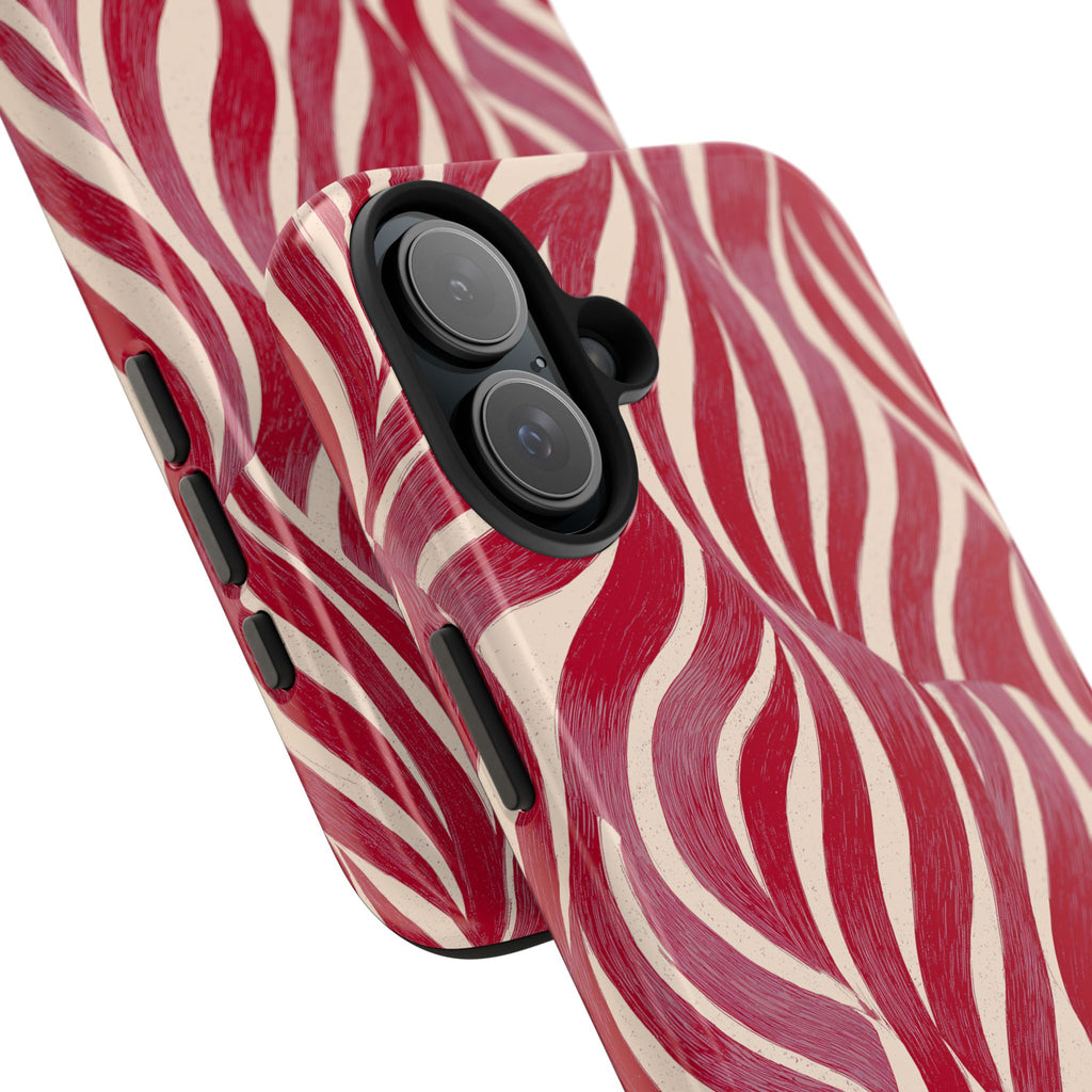 Red Wave Abstract