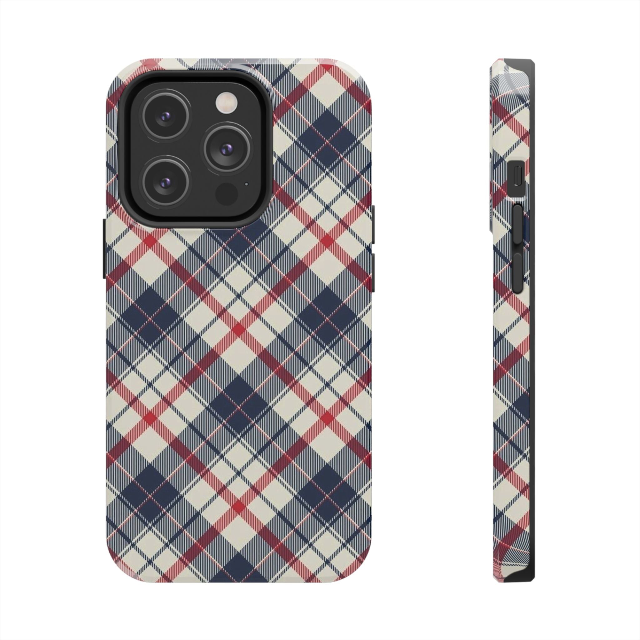 Navy & Red Classic Plaid