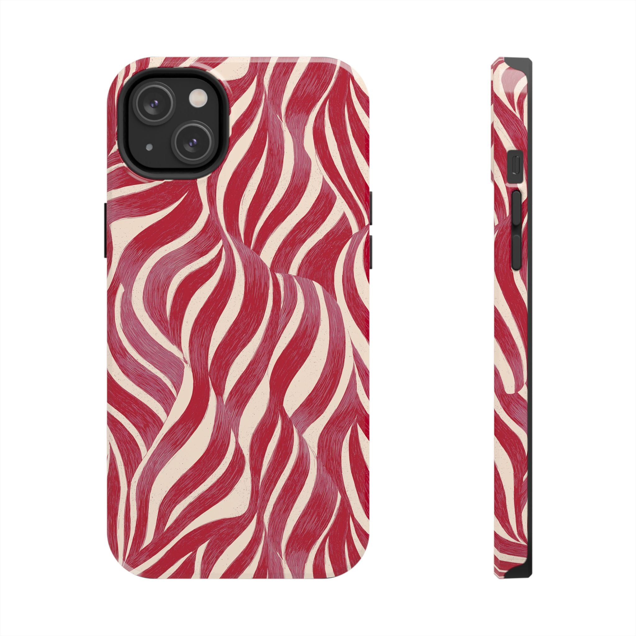 Red Wave Abstract