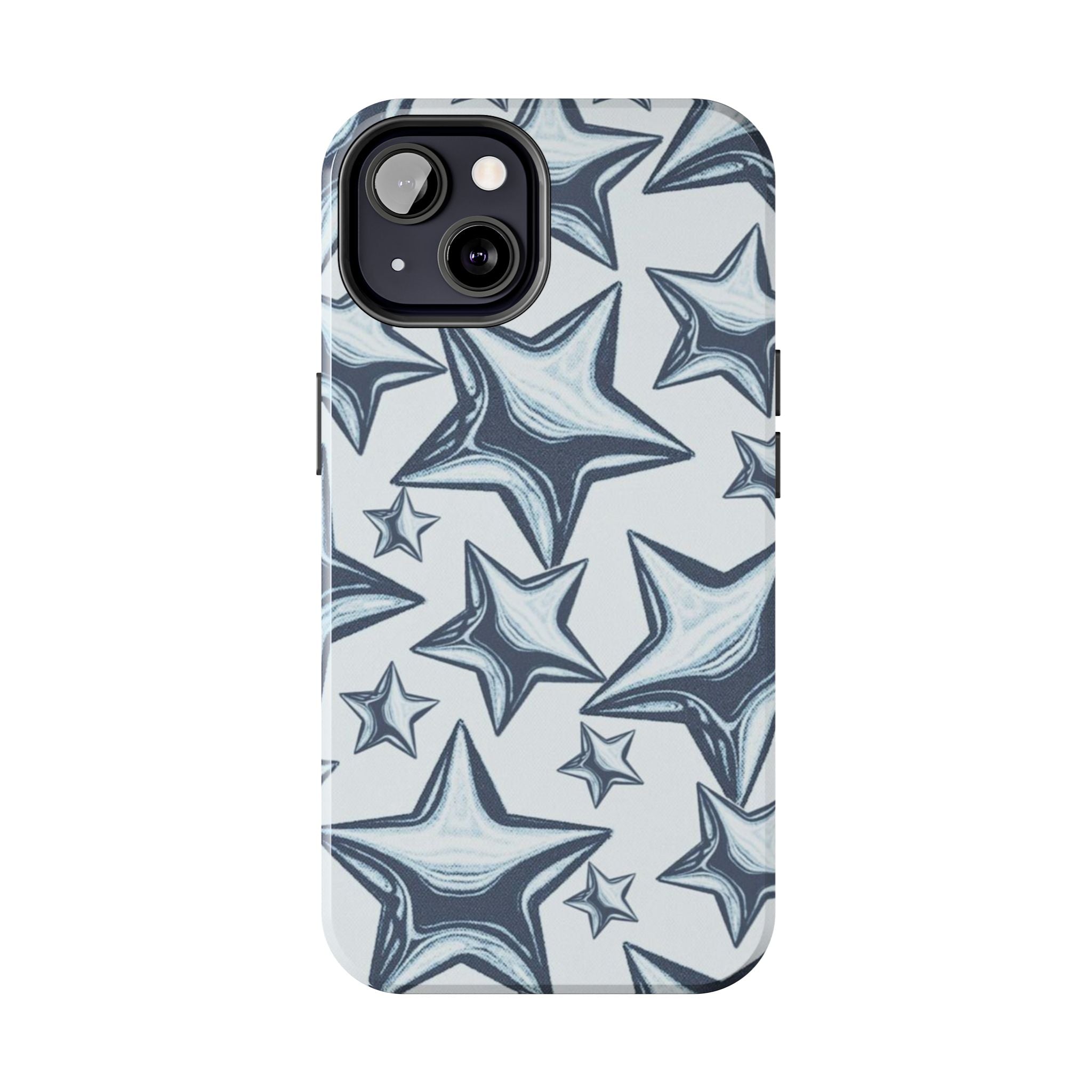 Blue Artistic Star Pattern