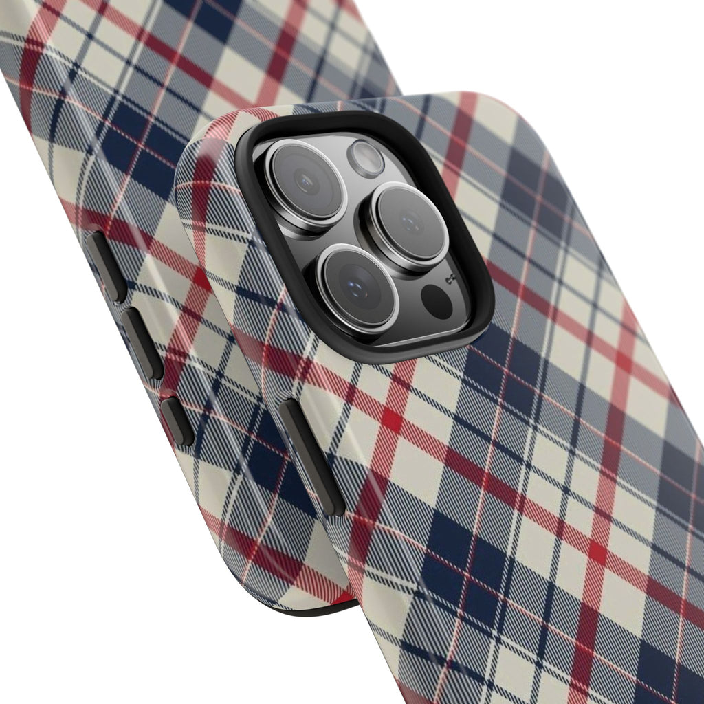 Navy & Red Classic Plaid