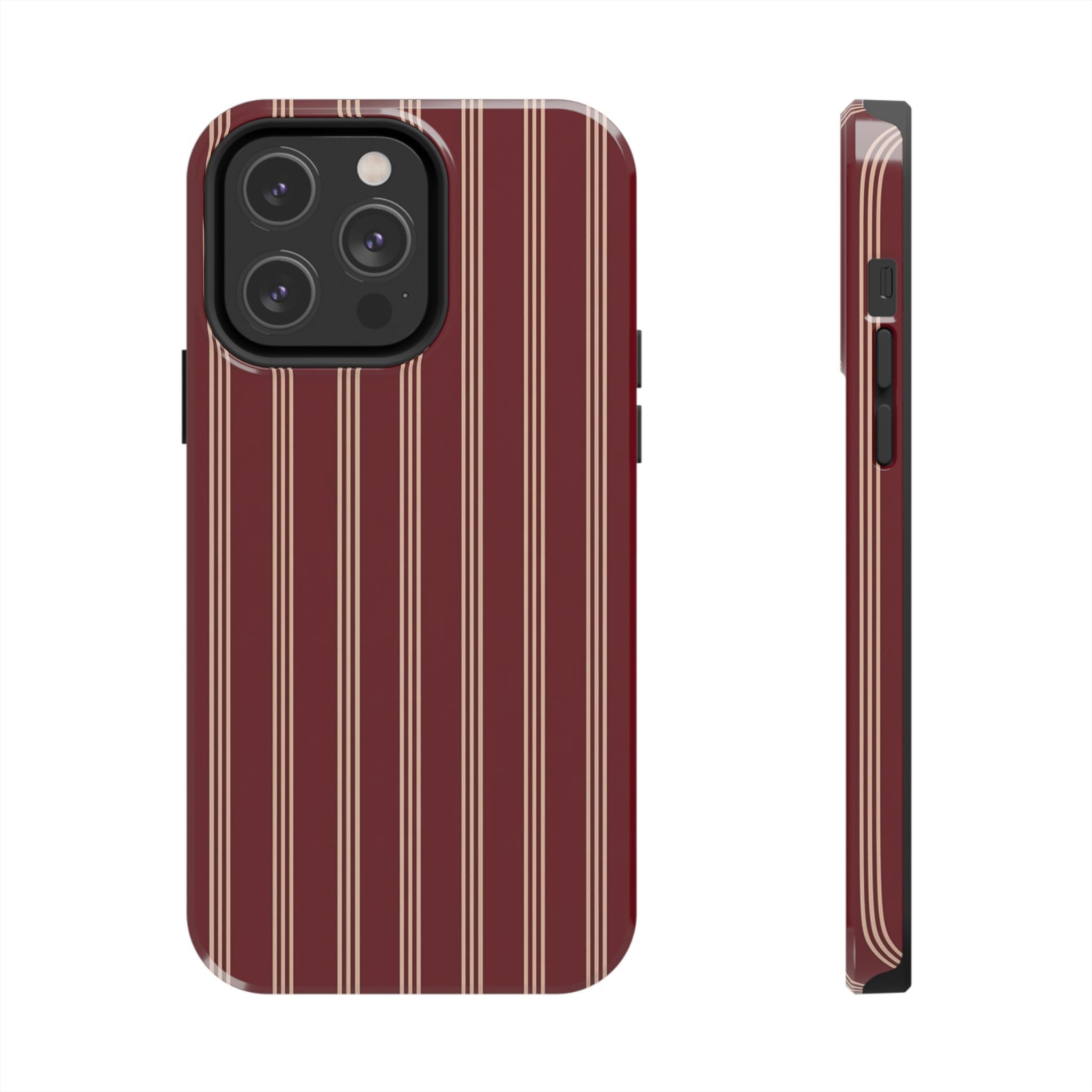 Striped Burgundy