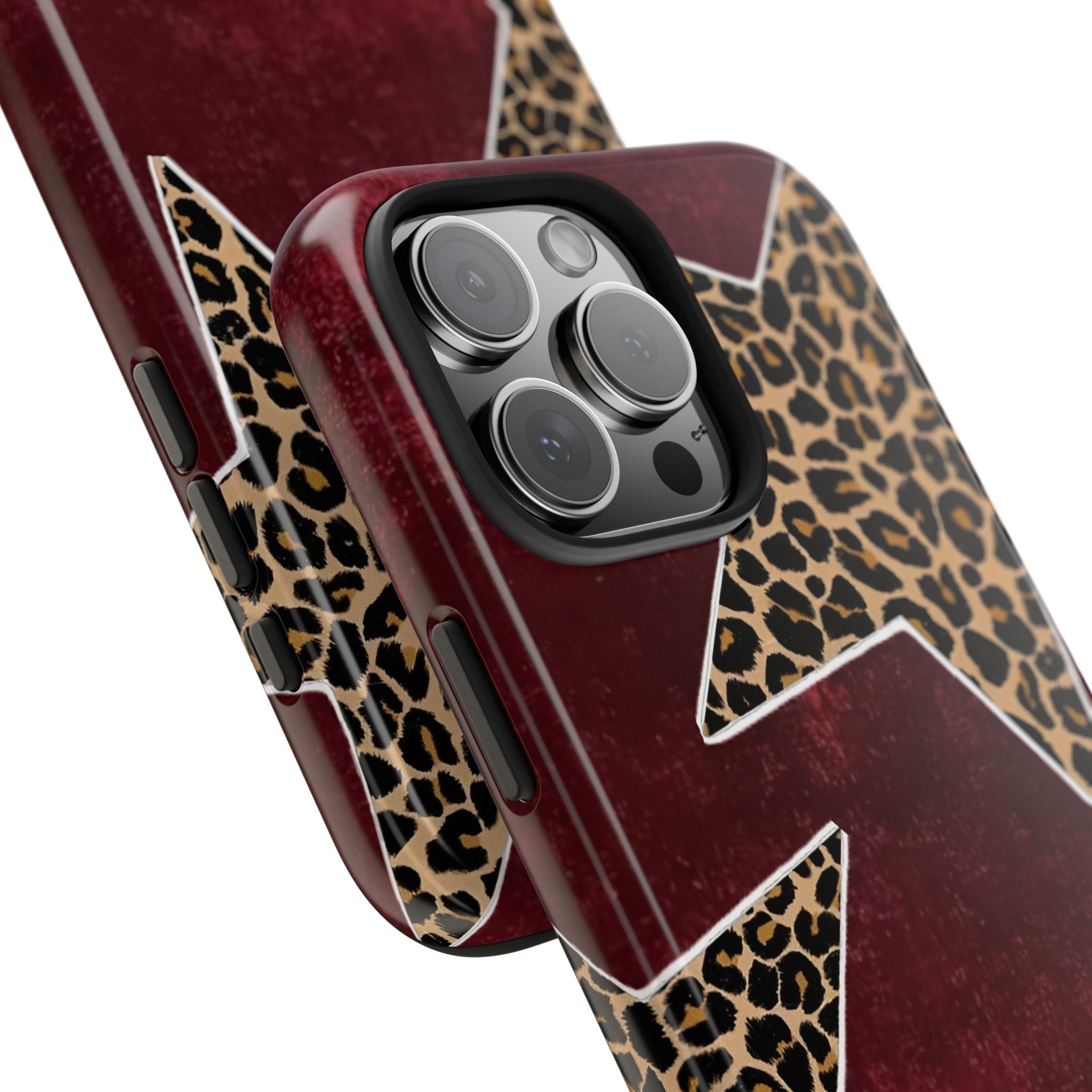 Burgundy Leopard Star