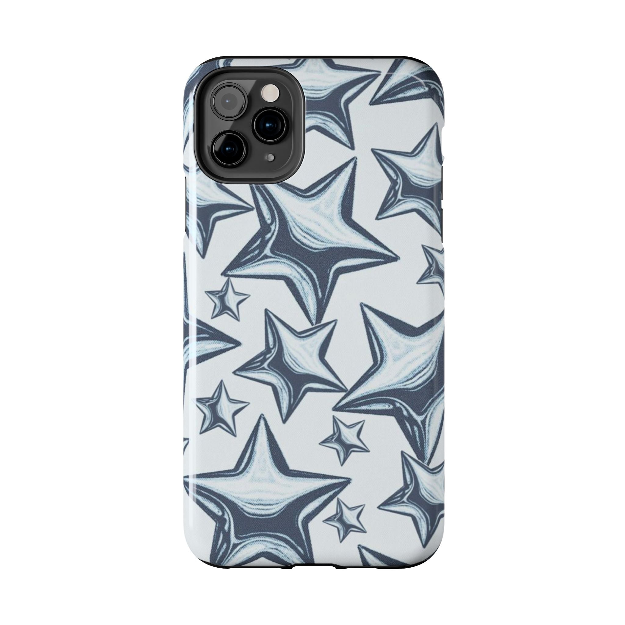 Blue Artistic Star Pattern