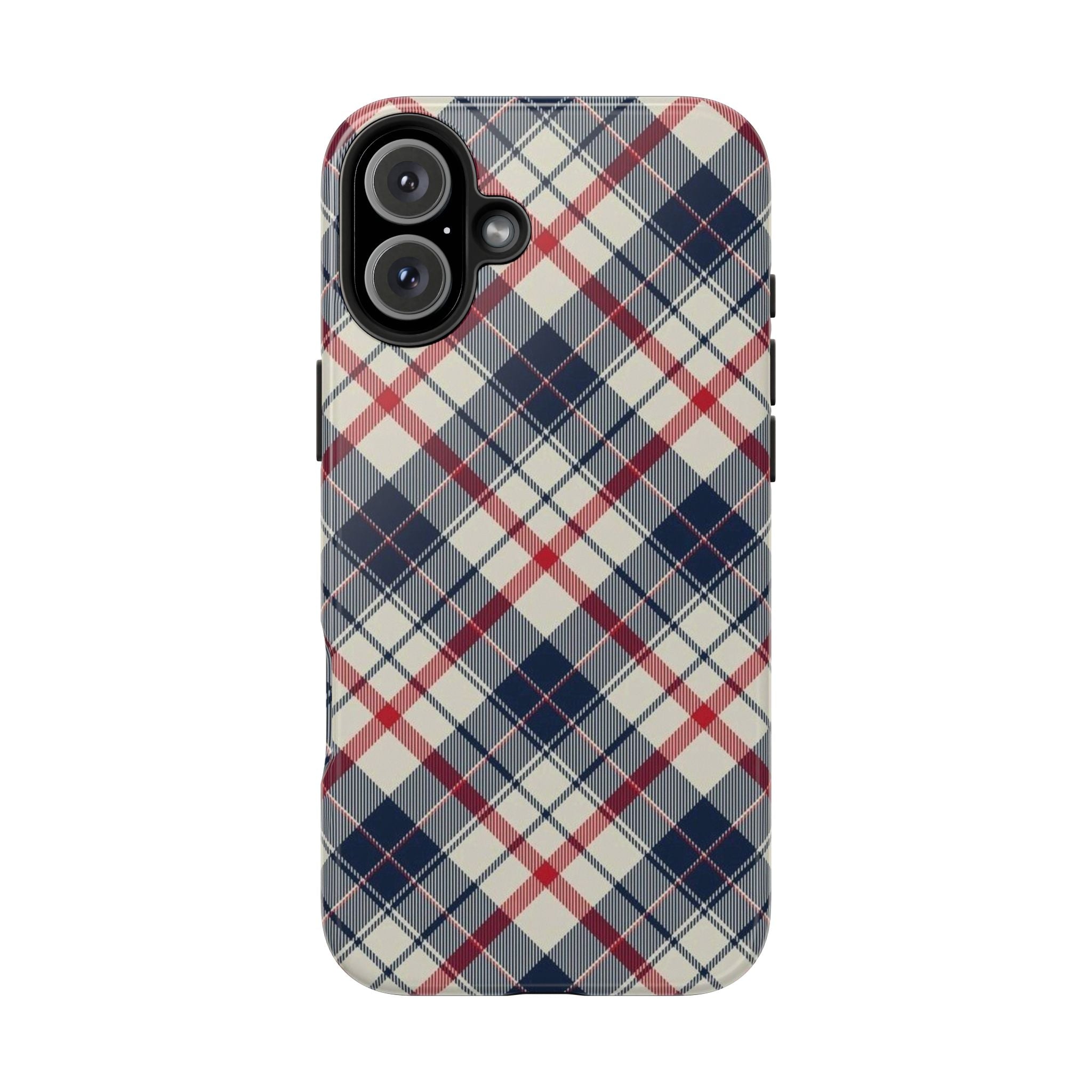 Navy & Red Classic Plaid