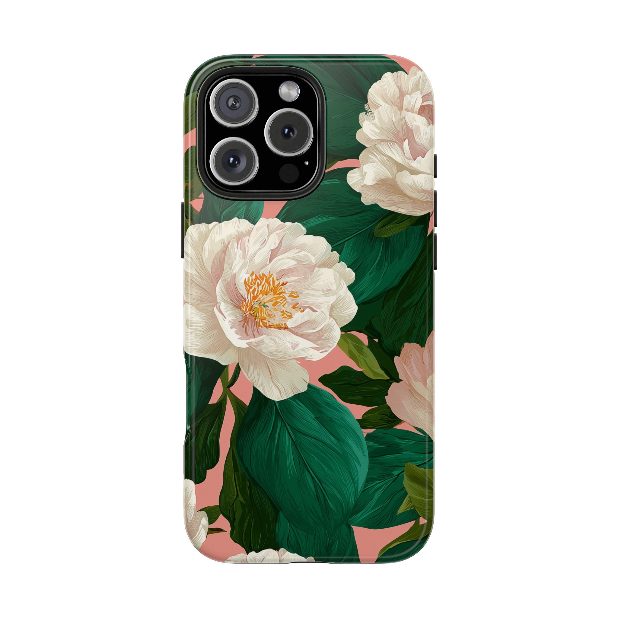 Peony Pink & Green
