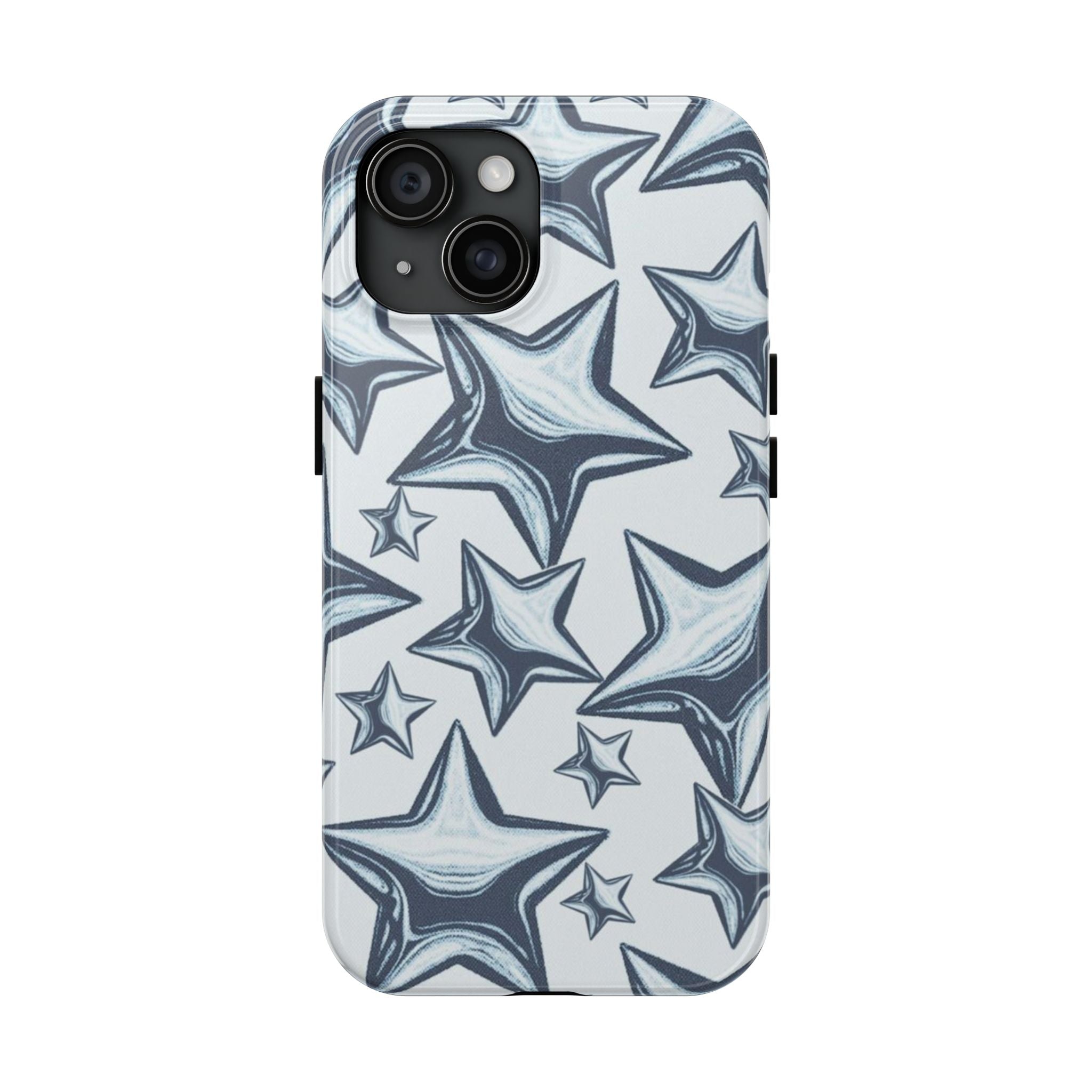Blue Artistic Star Pattern