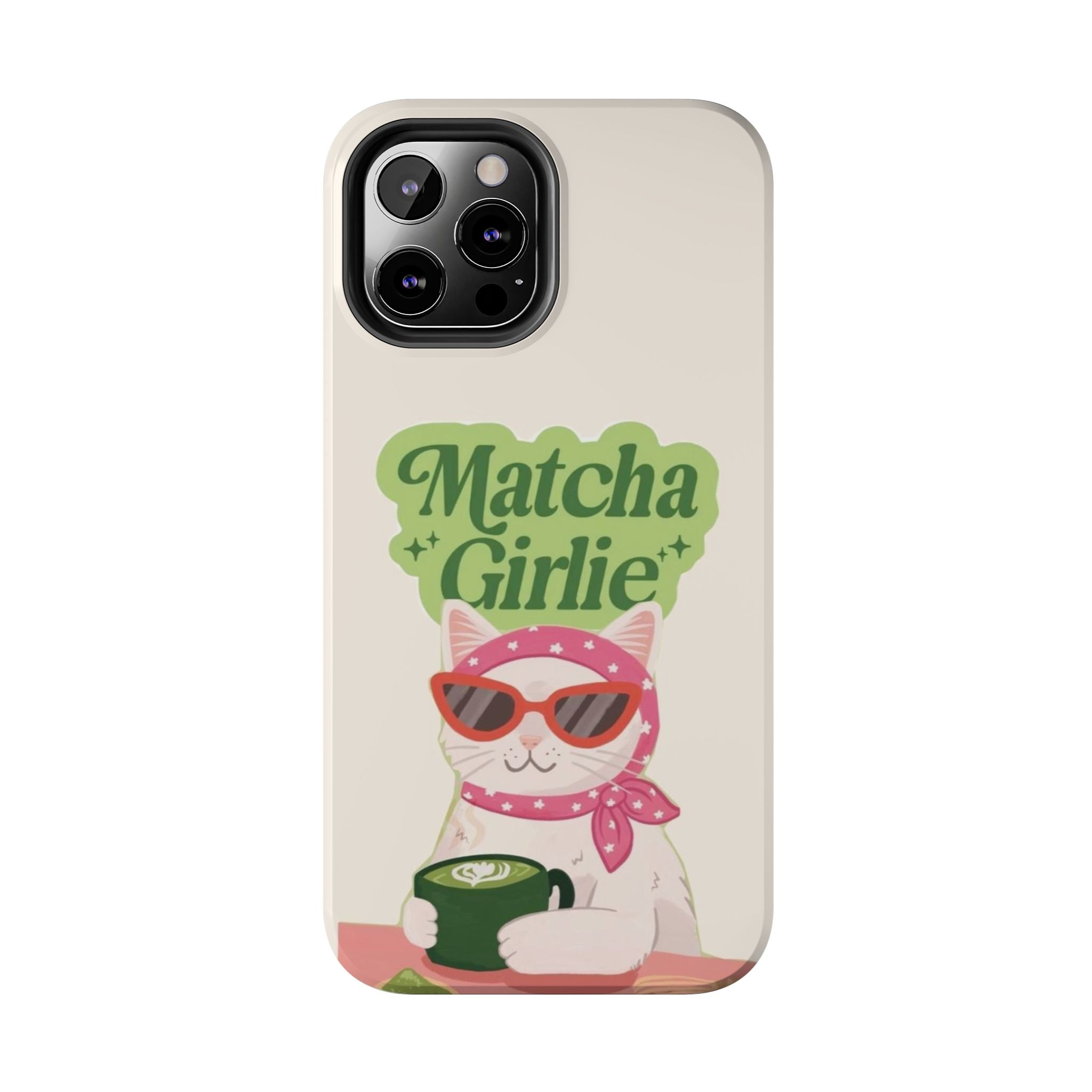 Cute Cat Matcha Girlie