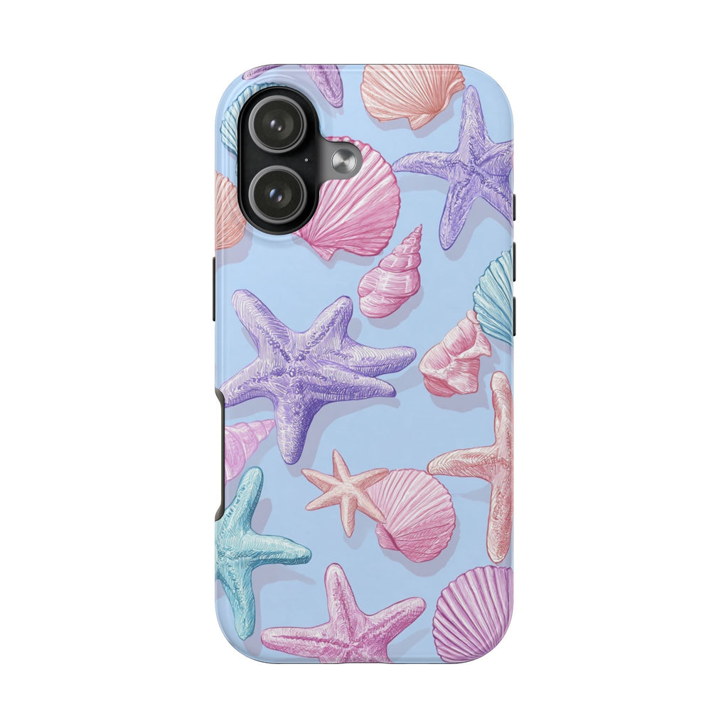 Pastel Seashell & Starfish