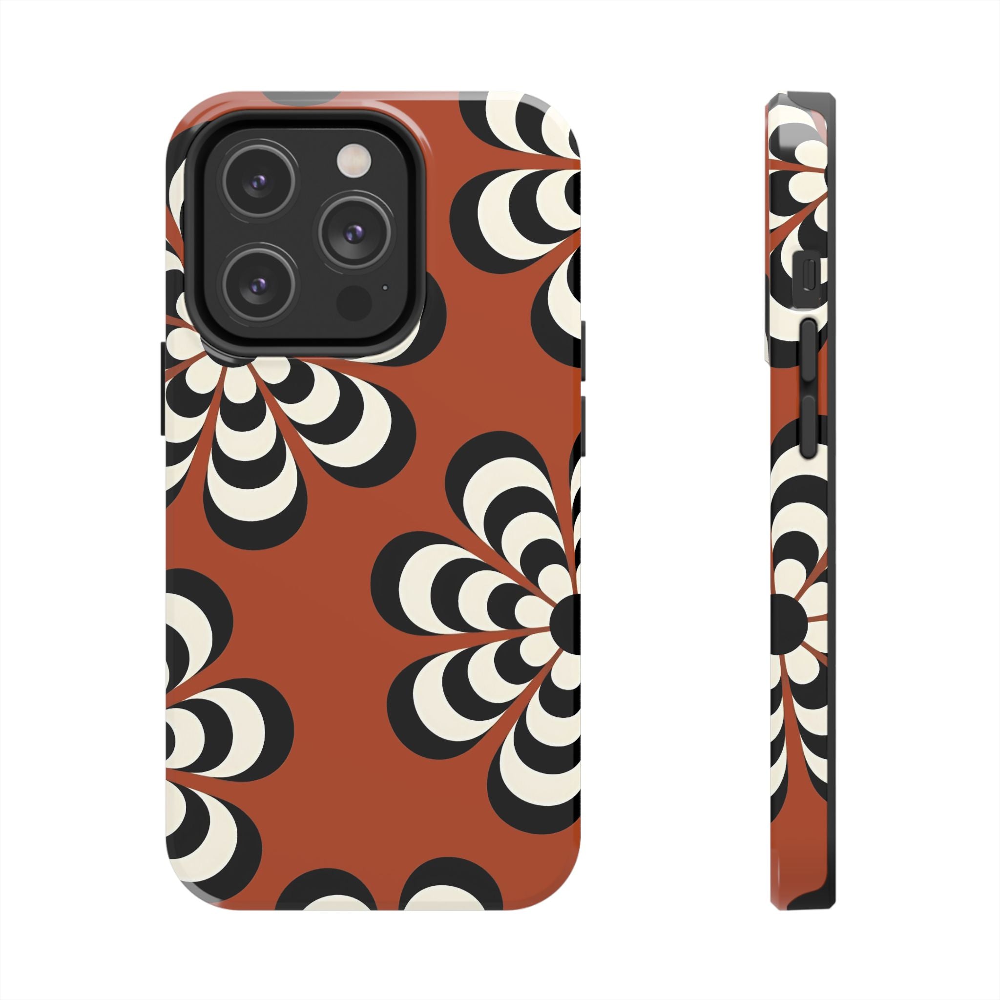 70s Boho Abstract Flower