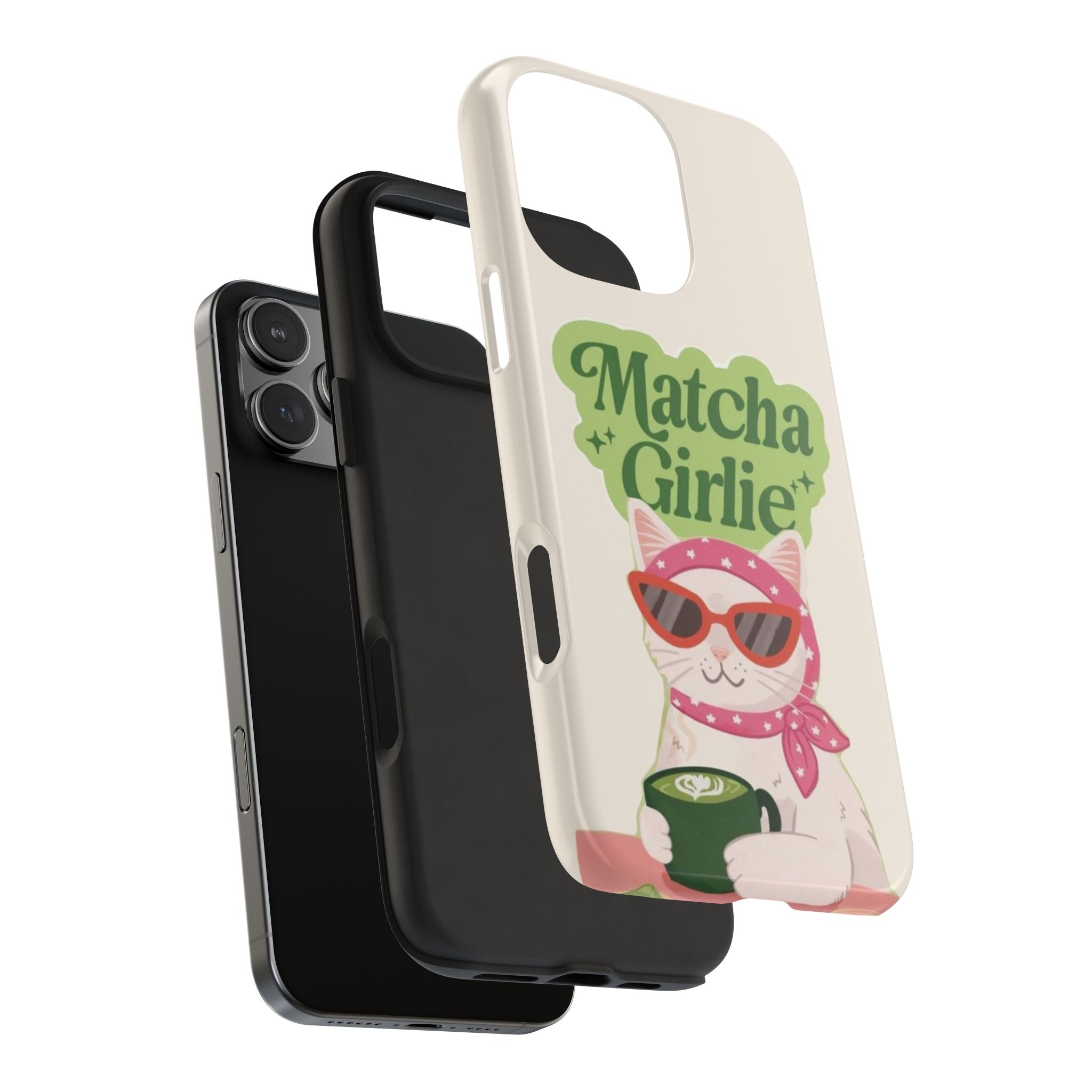 Cute Cat Matcha Girlie