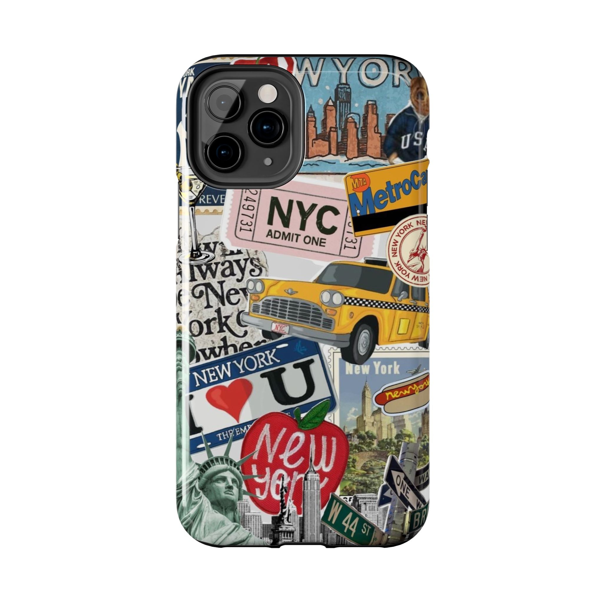 NYC Collage - New York Taxi & Landmarks