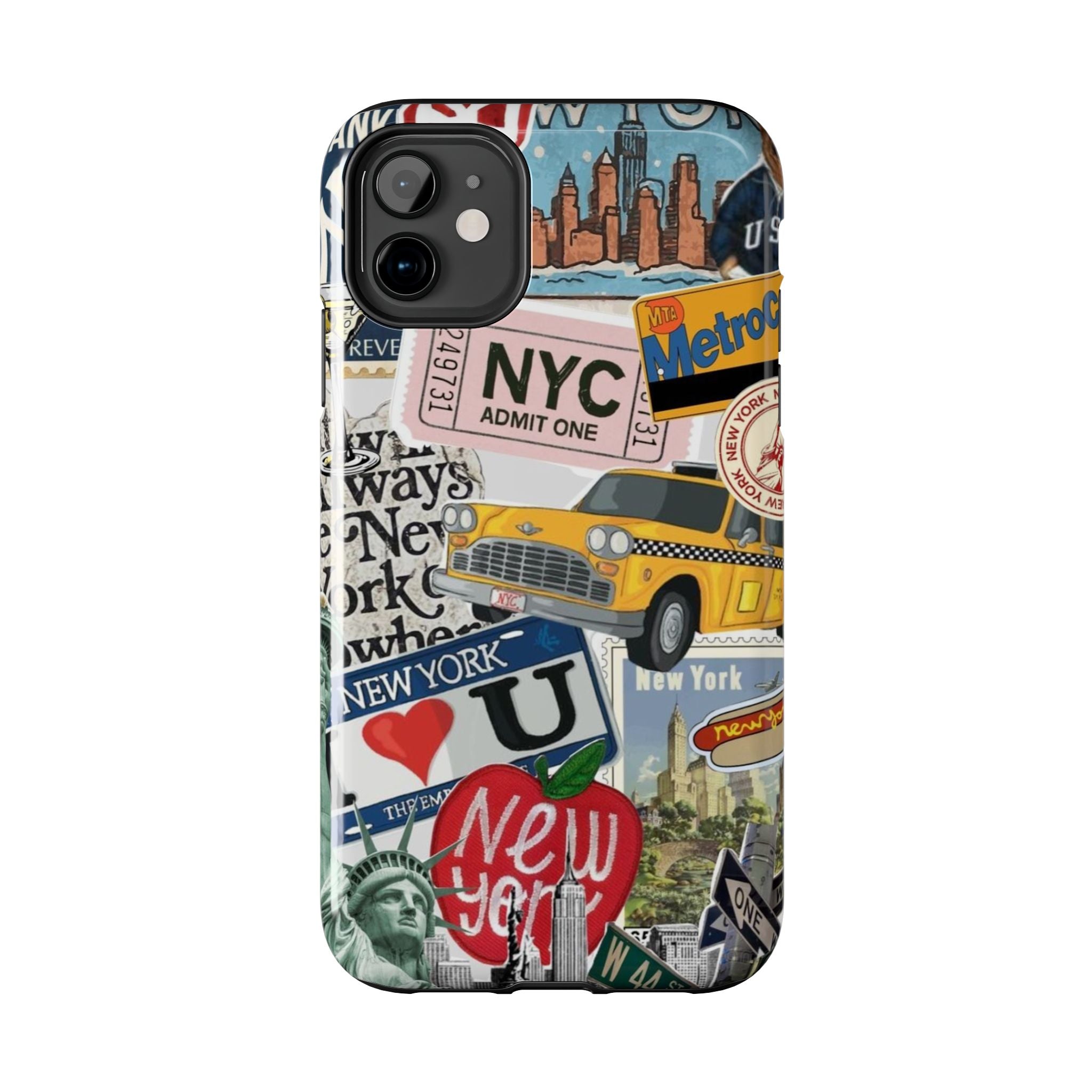 NYC Collage - New York Taxi & Landmarks