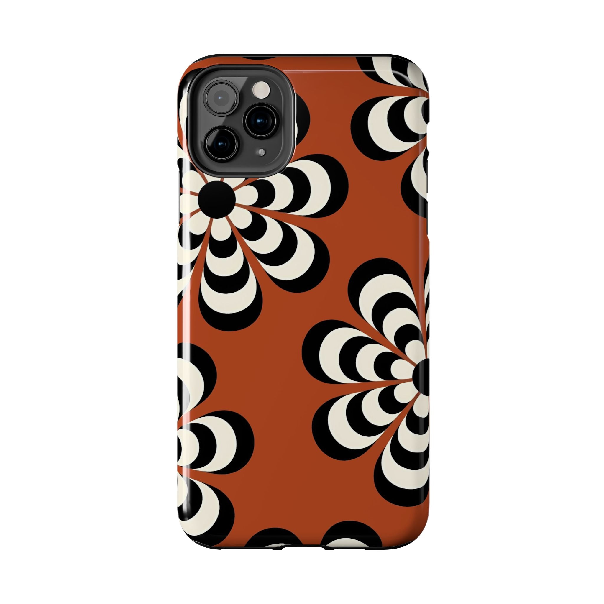 70s Boho Abstract Flower