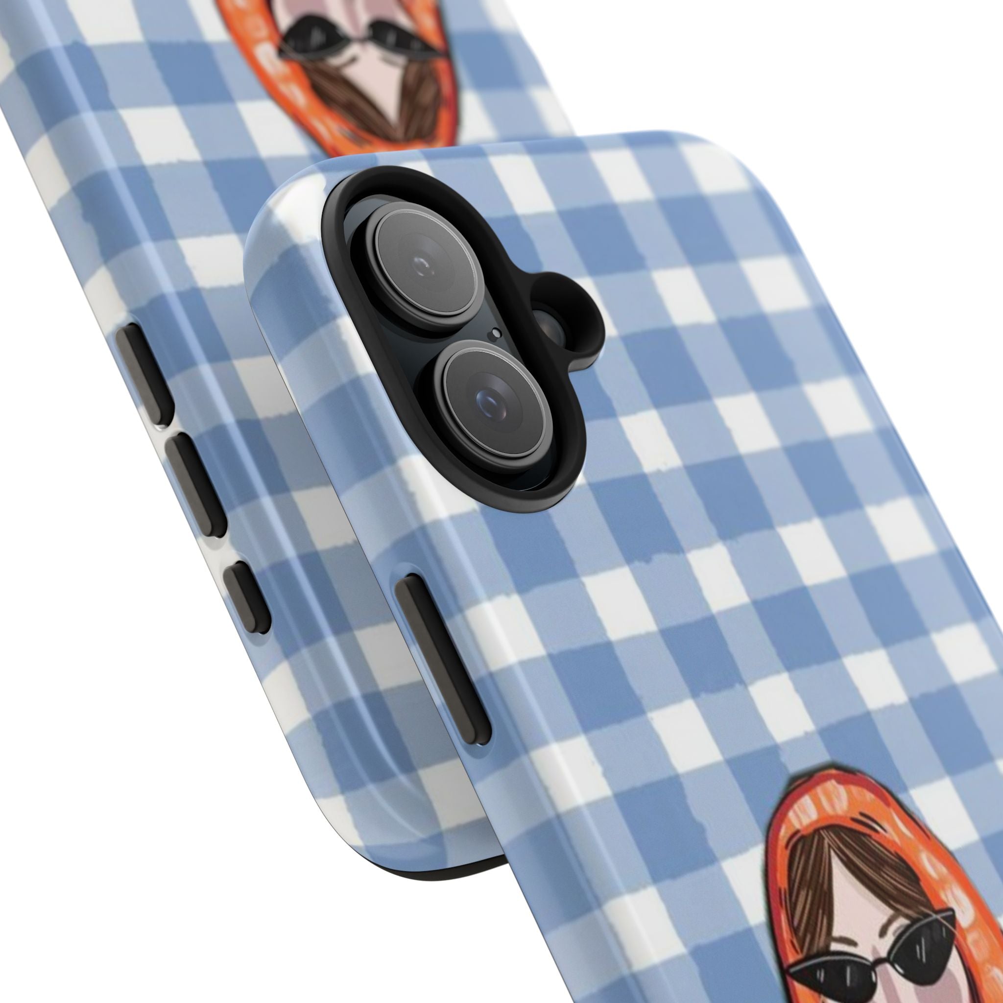 Blue Gingham 'Chic Duo'