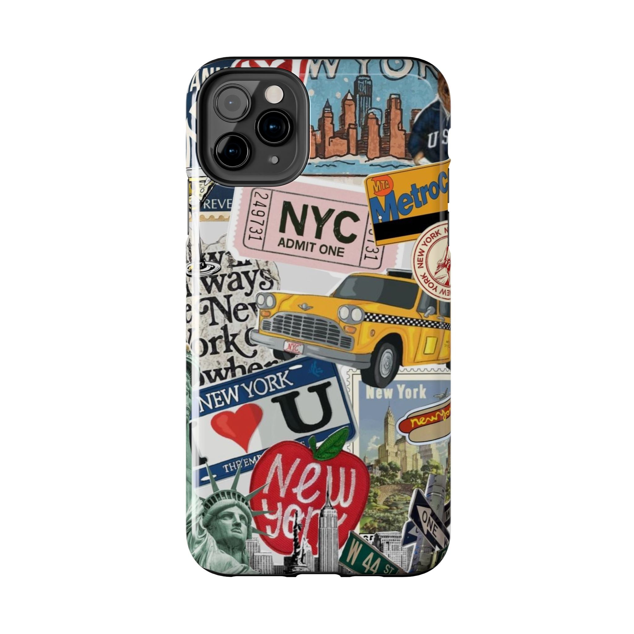 NYC Collage - New York Taxi & Landmarks