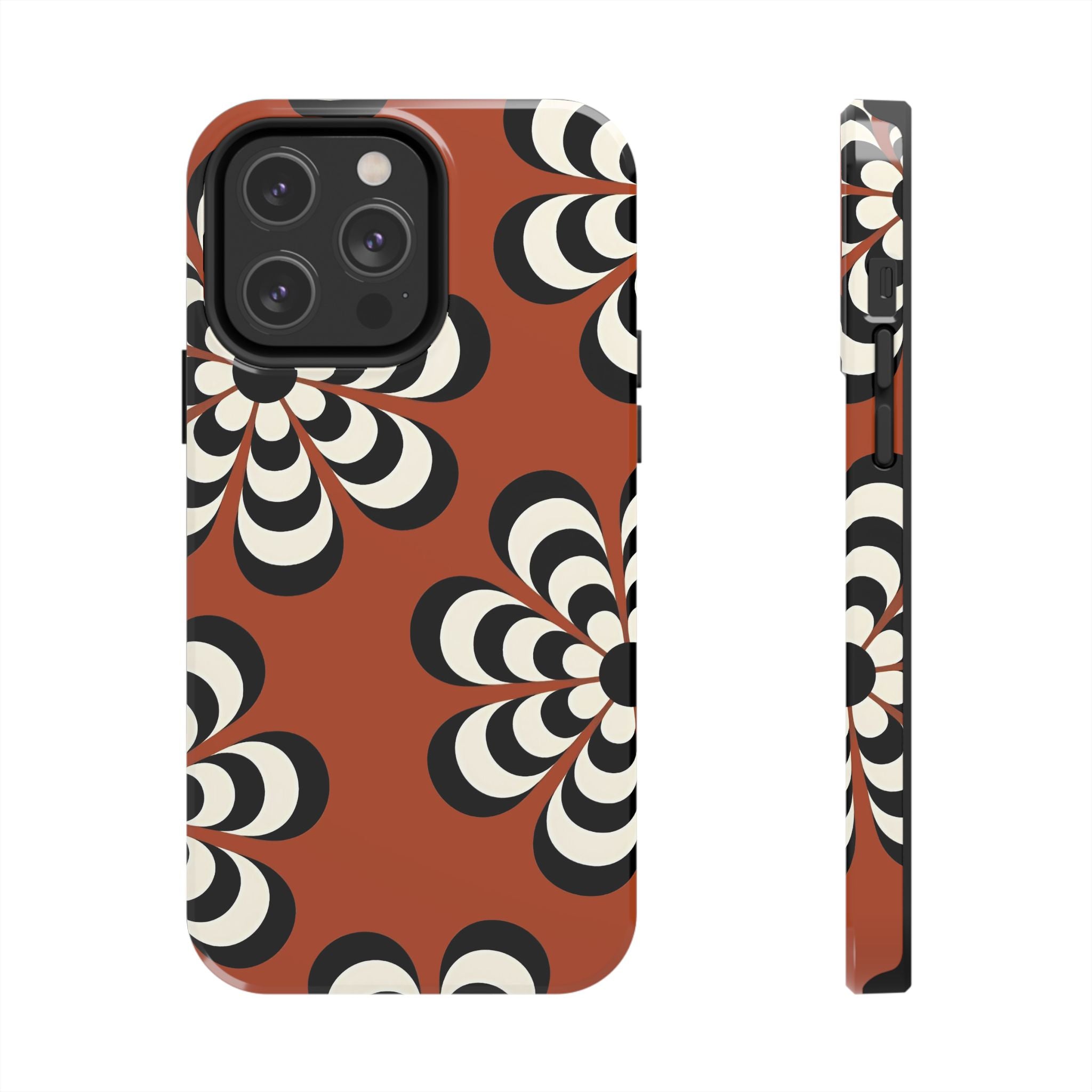 70s Boho Abstract Flower