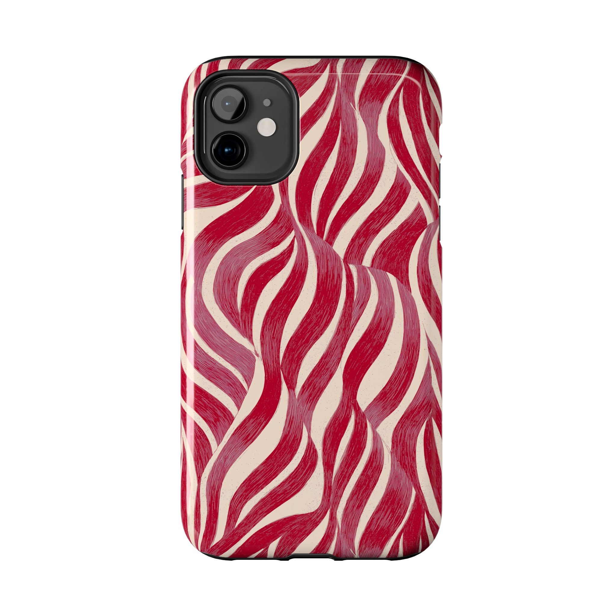 Red Wave Abstract
