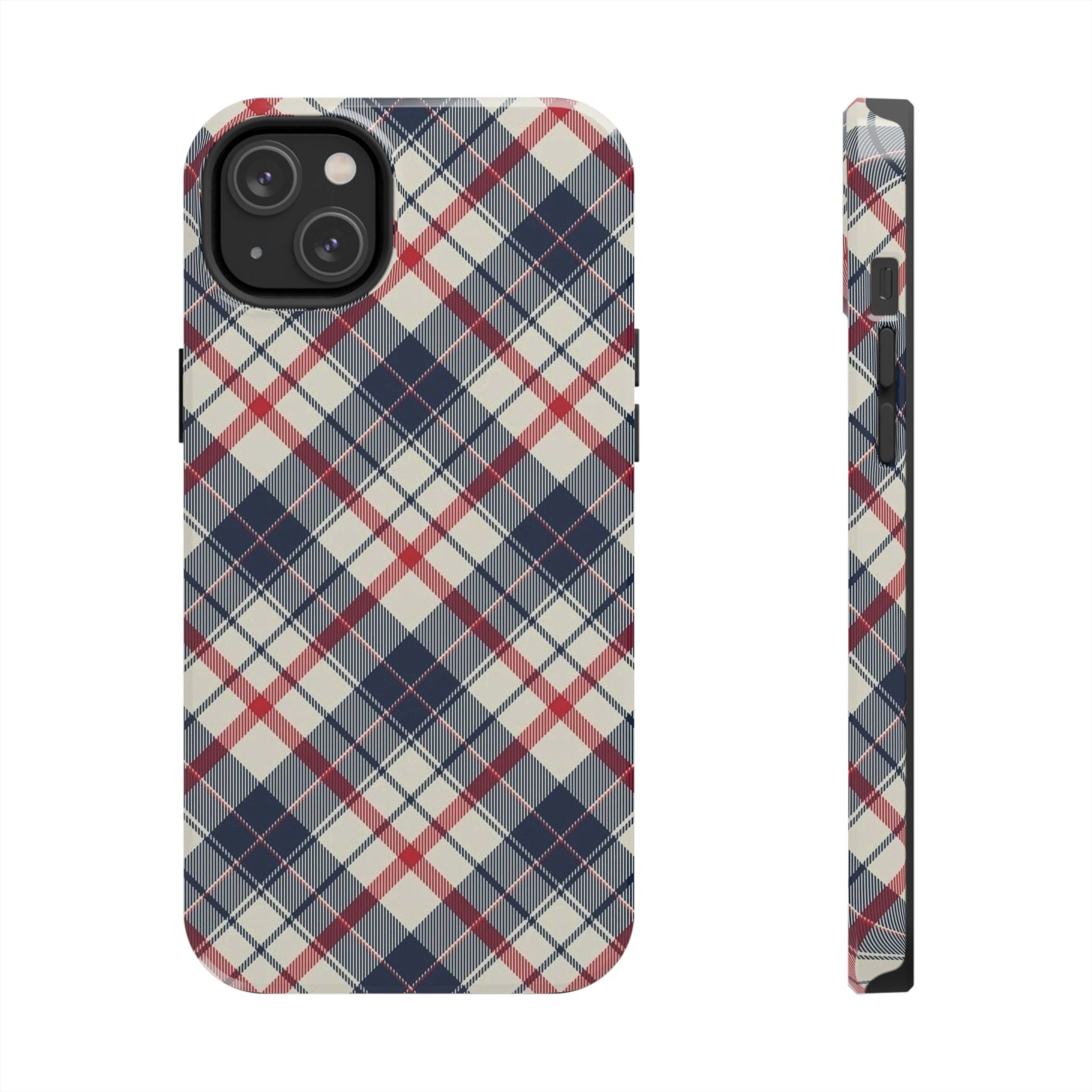 Navy & Red Classic Plaid