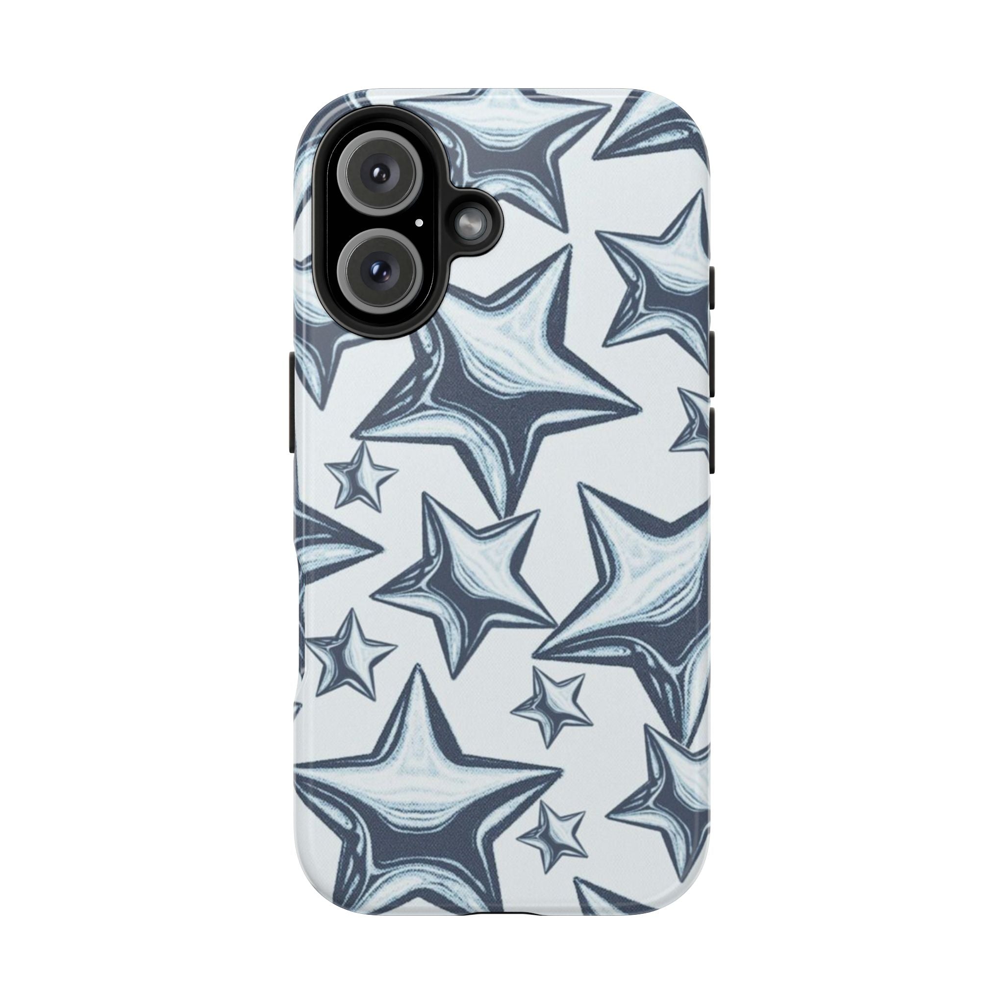 Blue Artistic Star Pattern