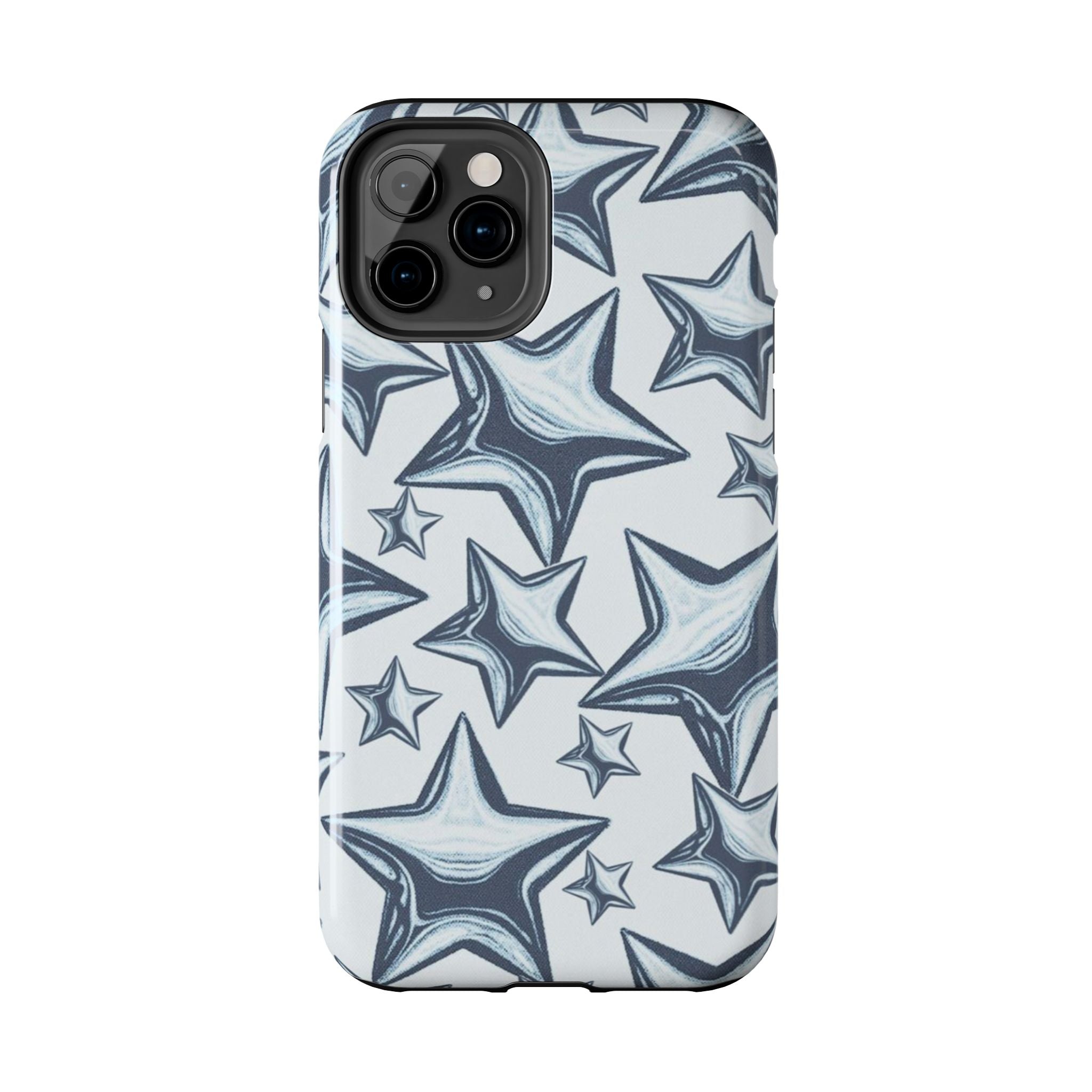 Blue Artistic Star Pattern