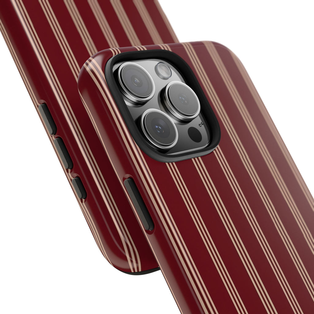 Striped Burgundy