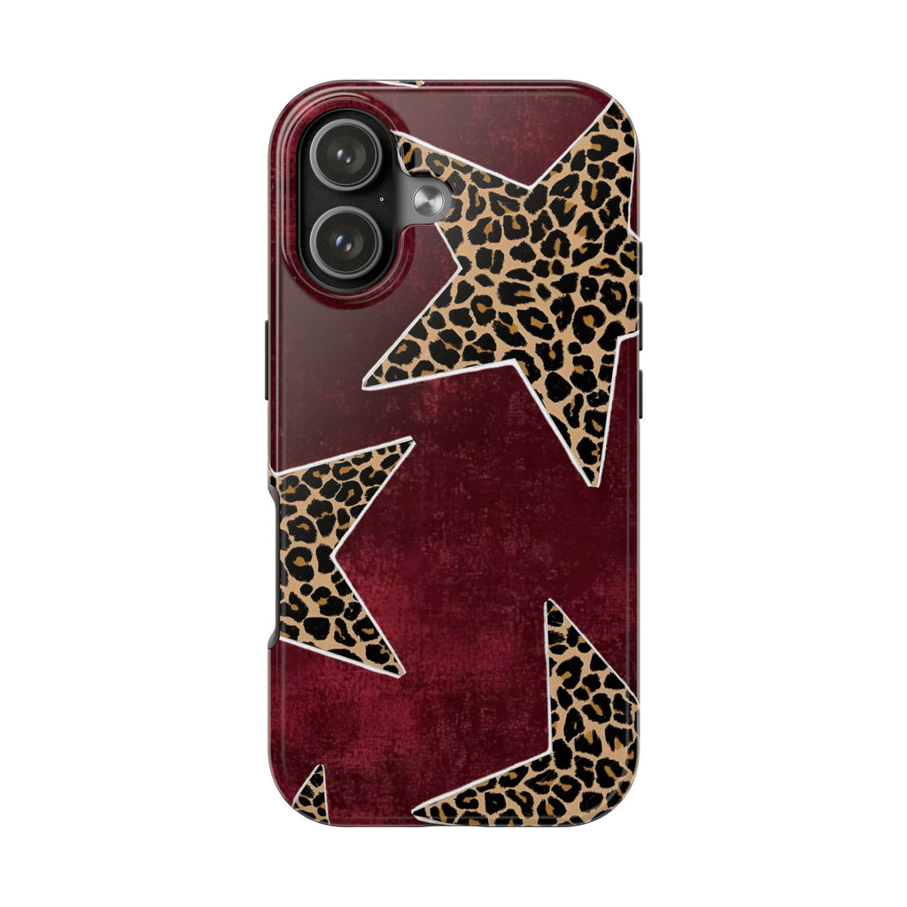 Burgundy Leopard Star