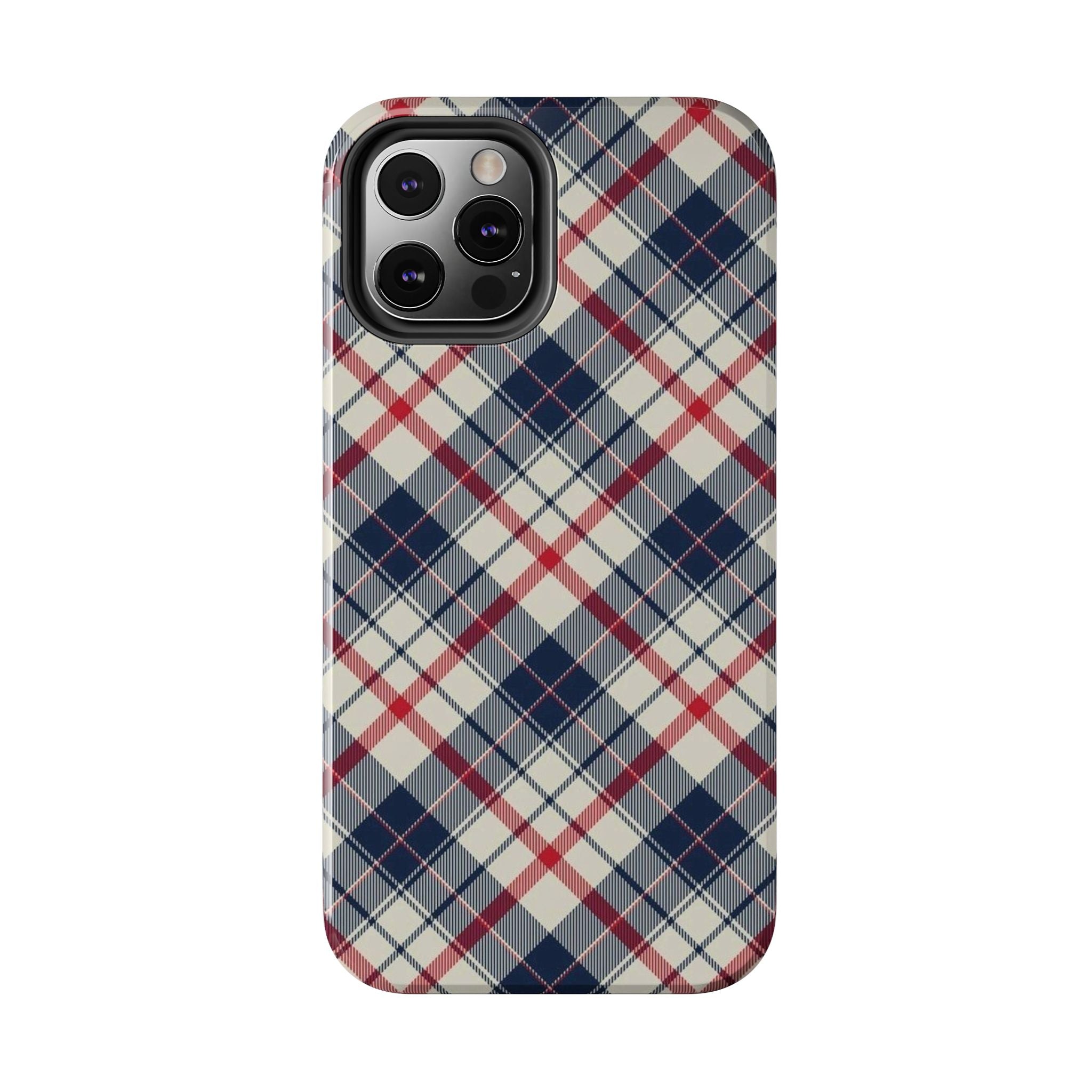 Navy & Red Classic Plaid