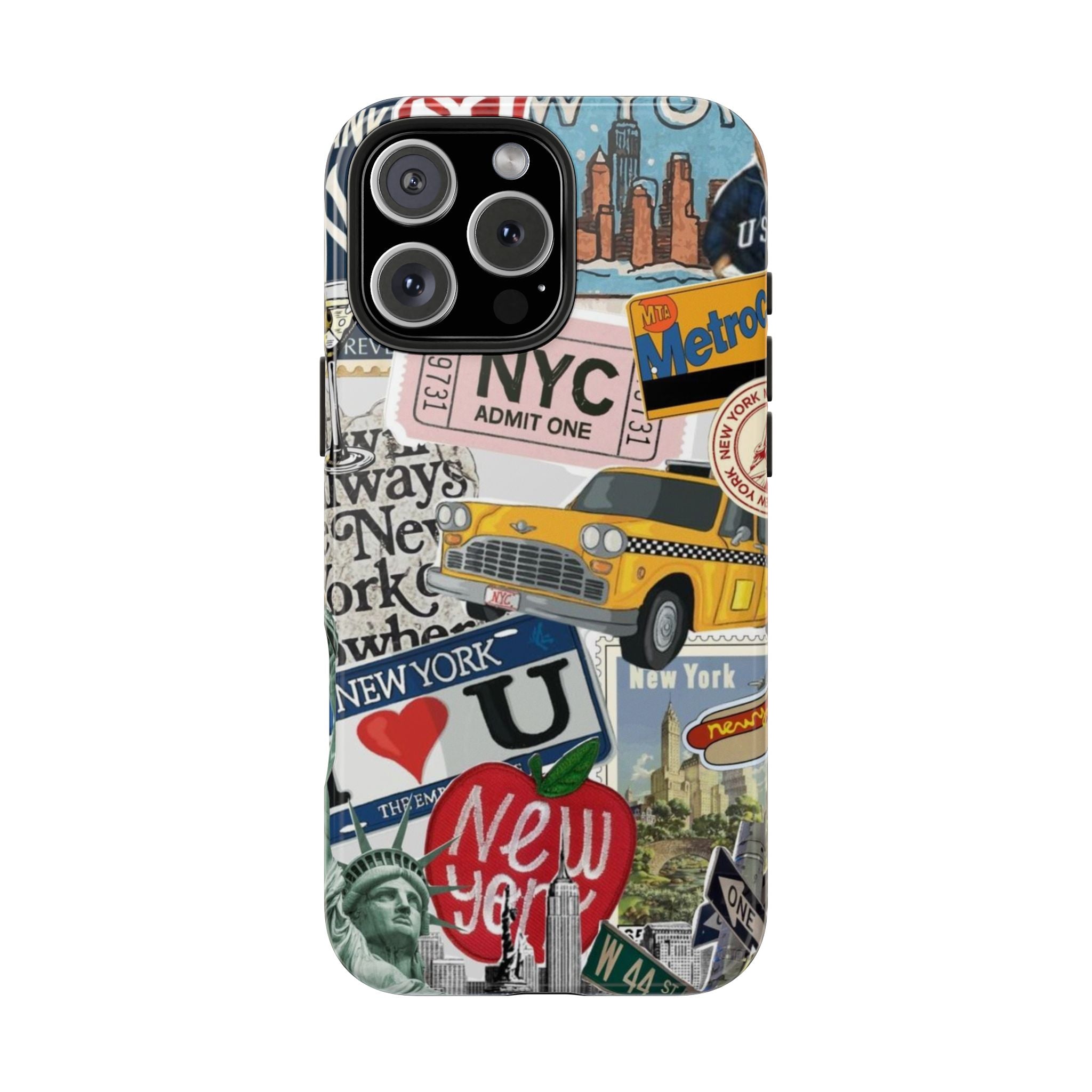 NYC Collage - New York Taxi & Landmarks